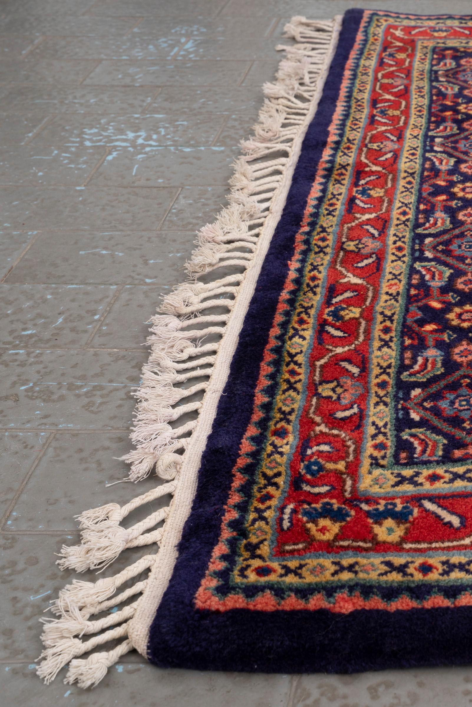 Fine Sarouk Mahi Persian Runner Rug