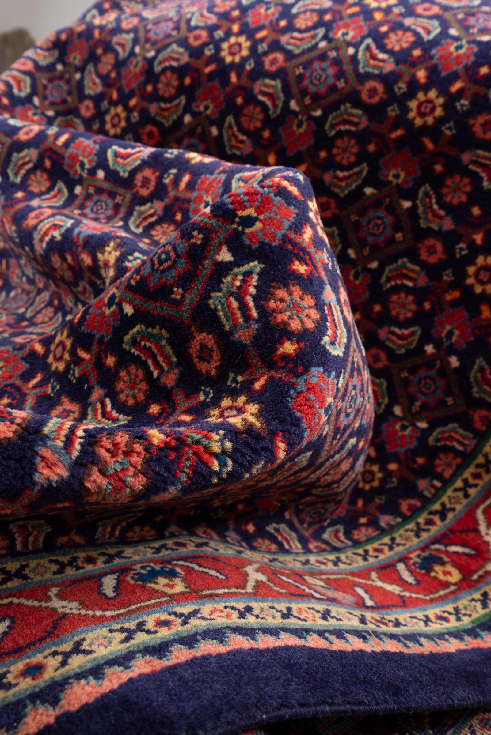 Fine Sarouk Mahi Persian Runner Rug