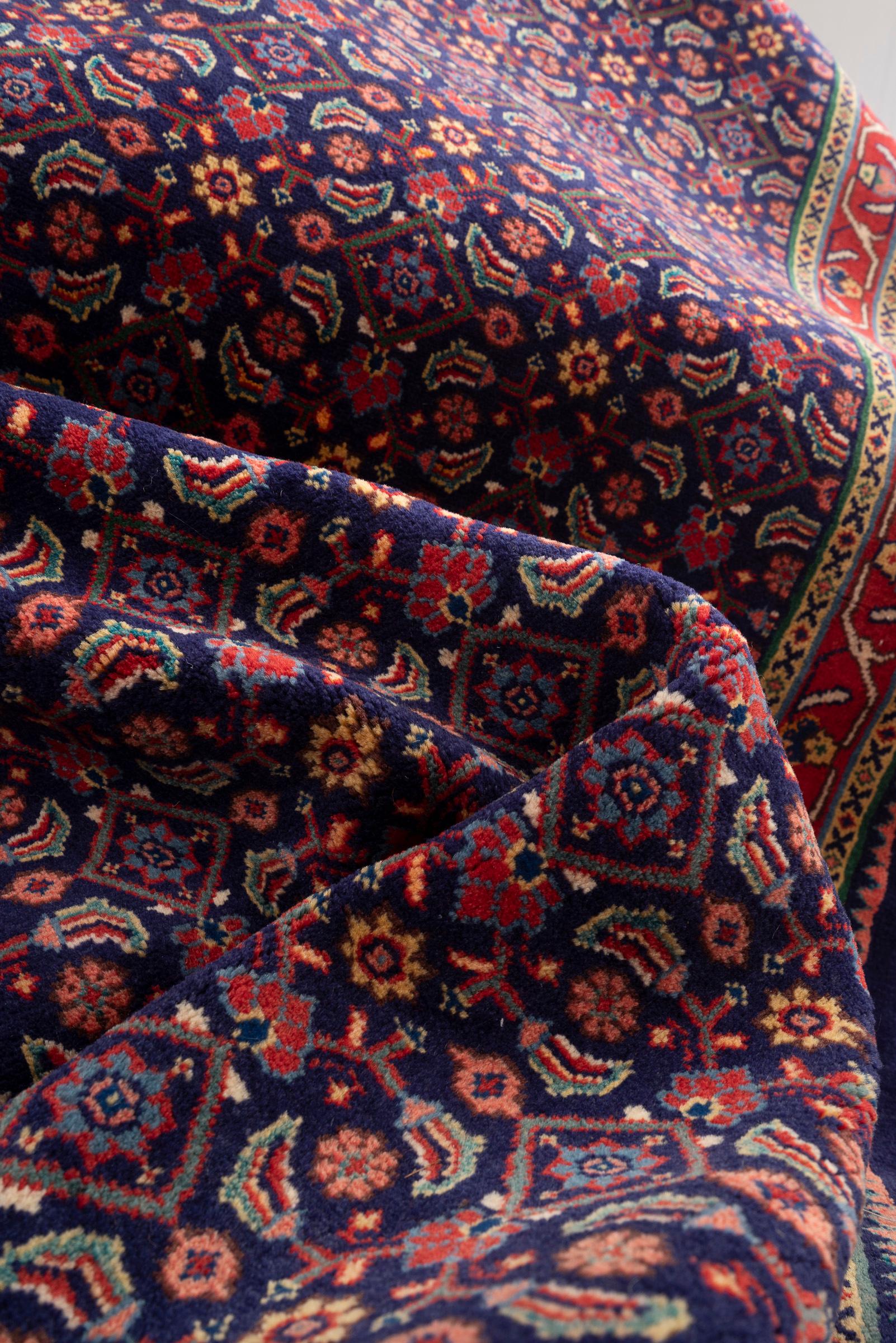 Fine Sarouk Mahi Persian Runner Rug