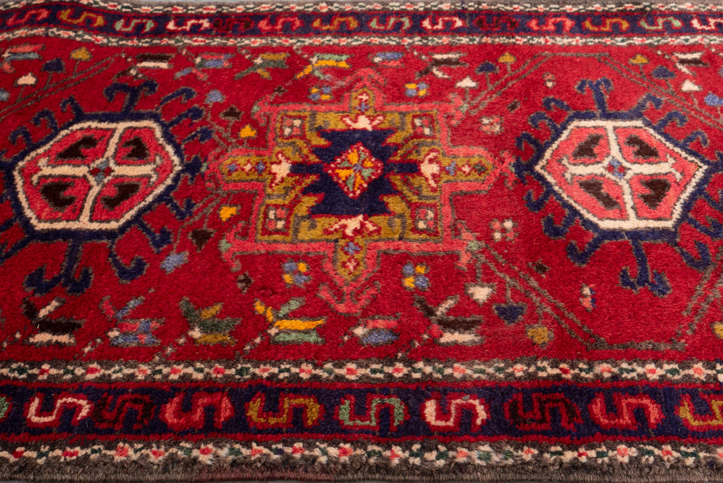 Antique Qaraja Persian Runner Rug