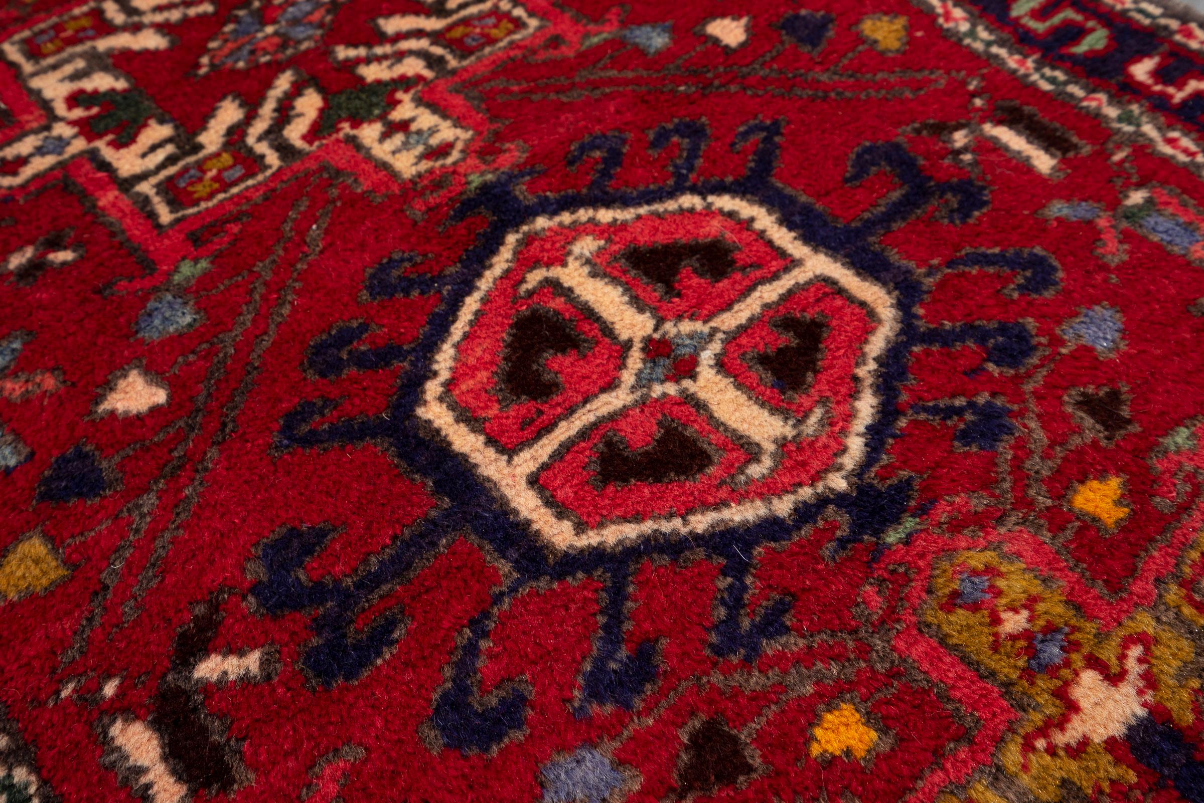 Antique Qaraja Persian Runner Rug