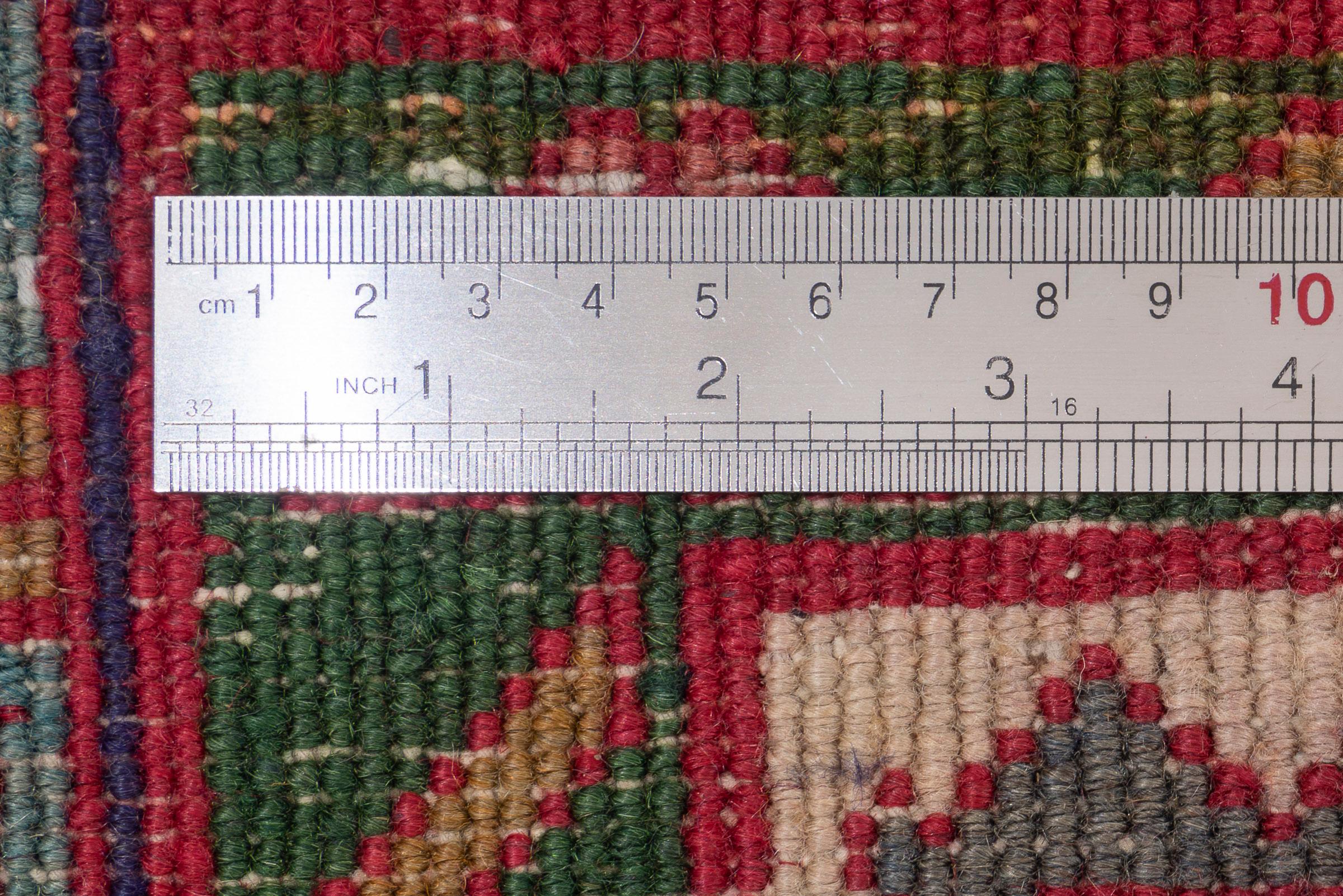 Vintage Zanjan Mahi Qalat Persian Rug