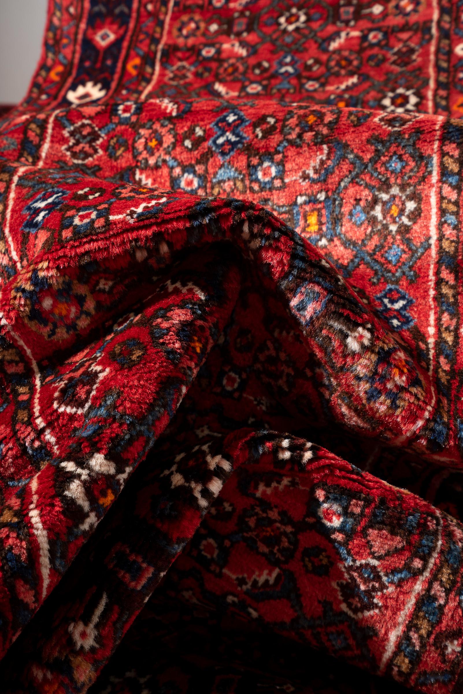 Malayer Fine Mahi Persian Runner Rug