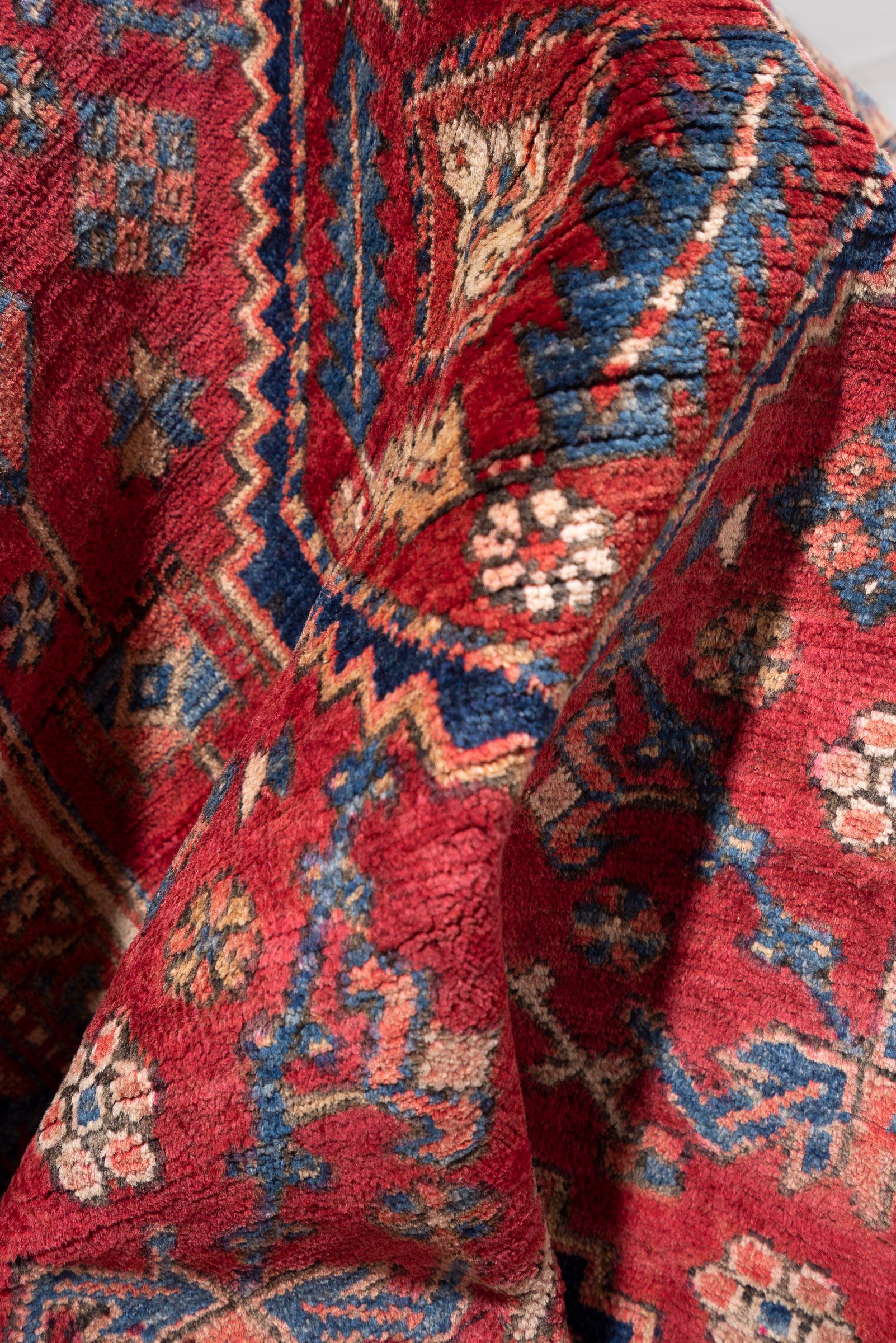 Heriz Triple Toranj Persian Runner Rug