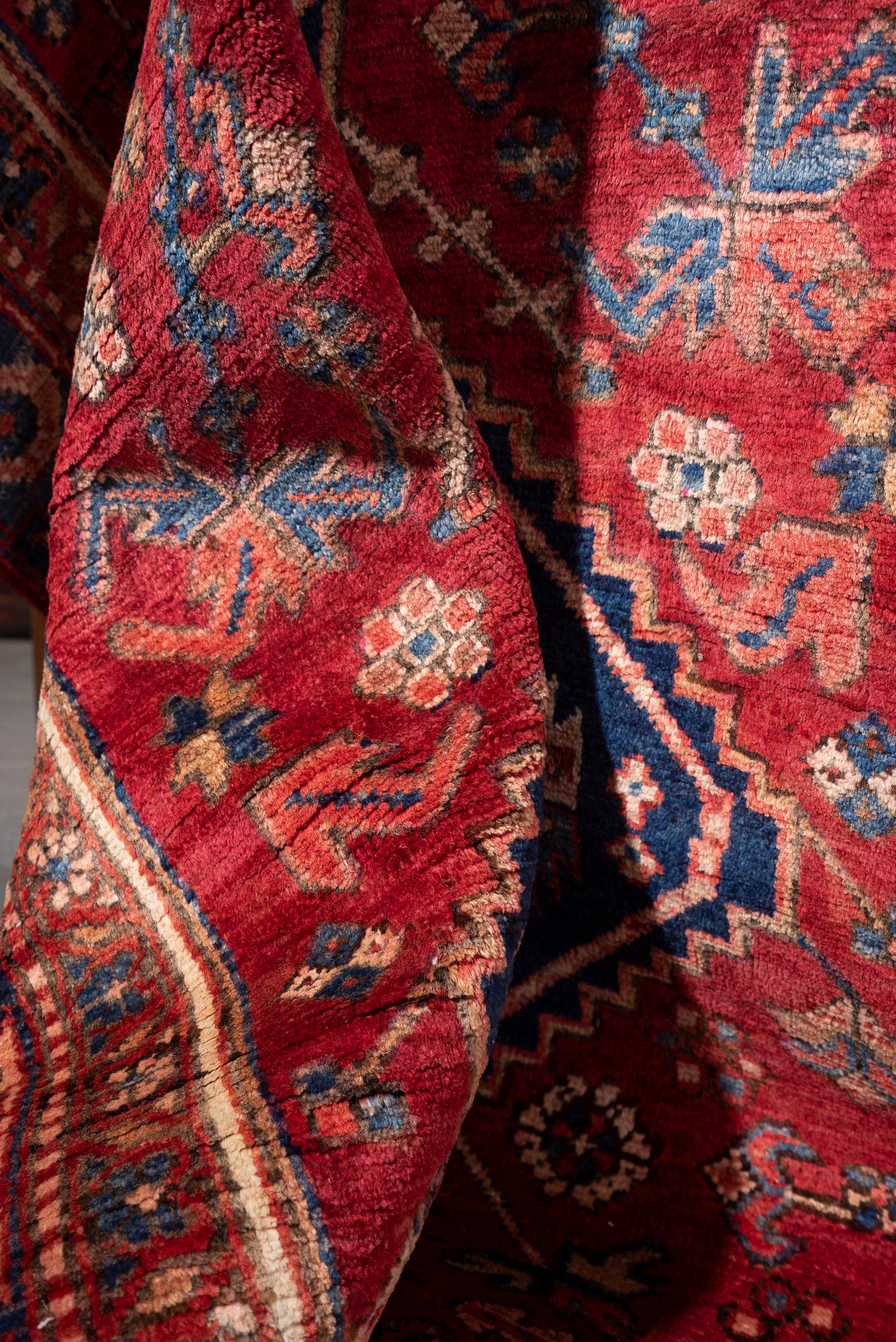 Heriz Triple Toranj Persian Runner Rug