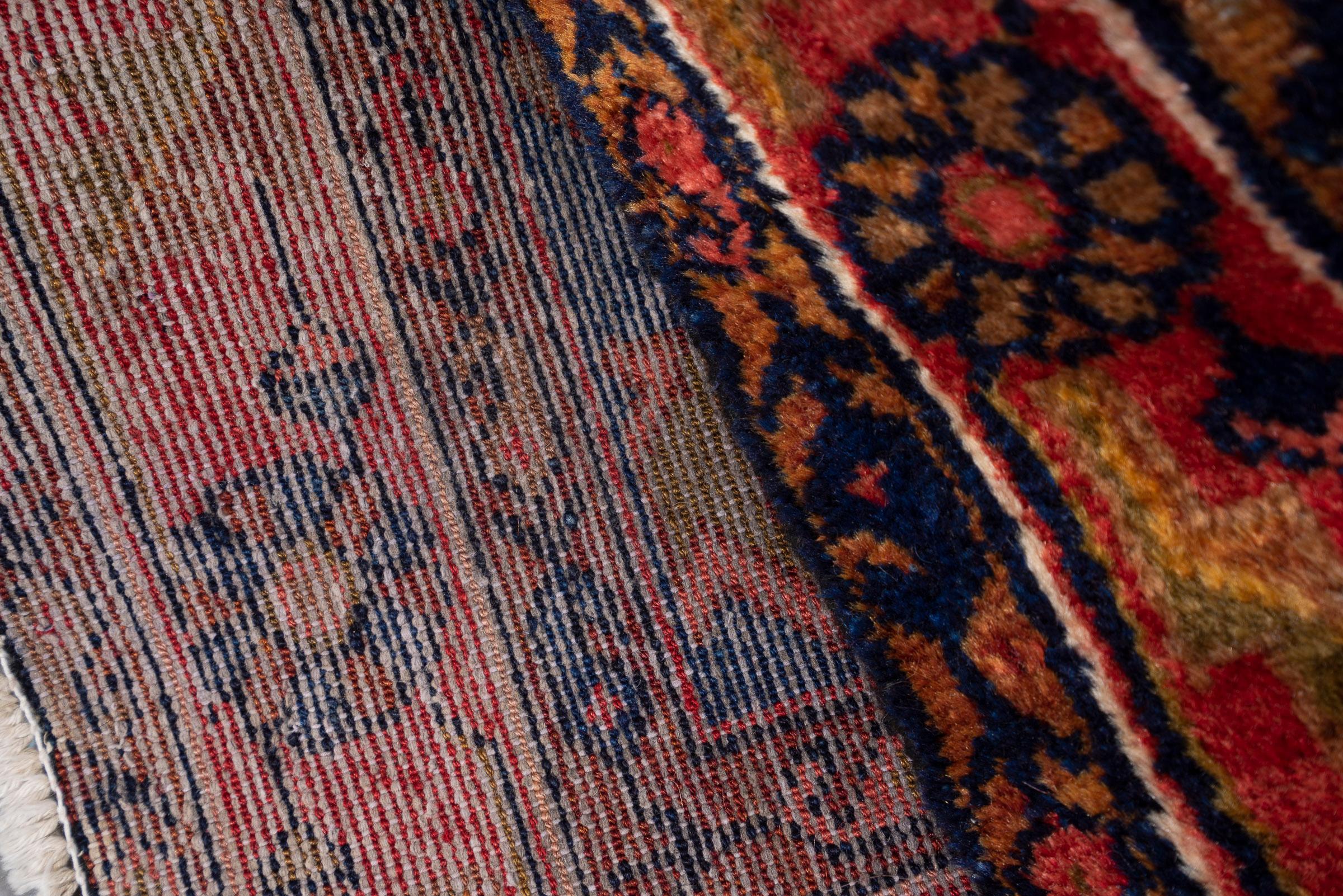 Antique Khamse Lachak Toranj Nili Persian Rug