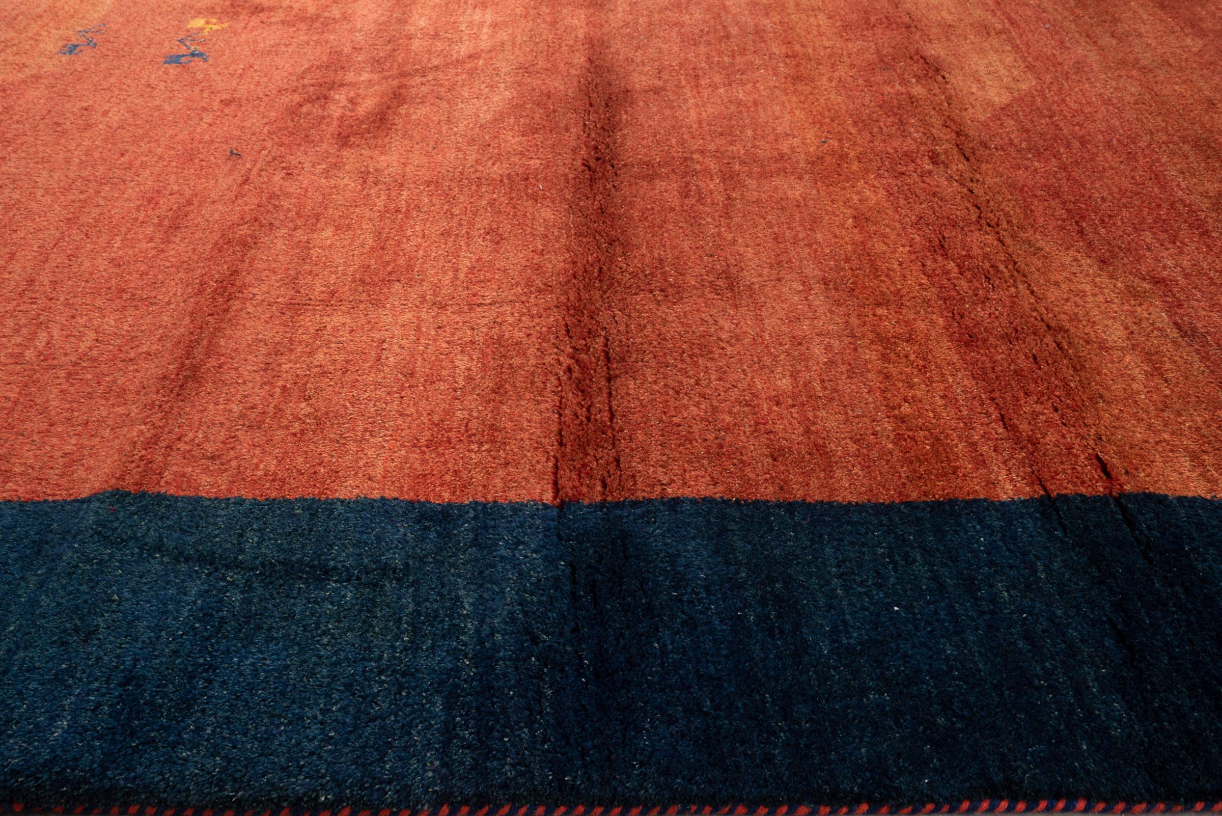 Contemporary Qashqai Ronasi Persian Gabbeh Rug