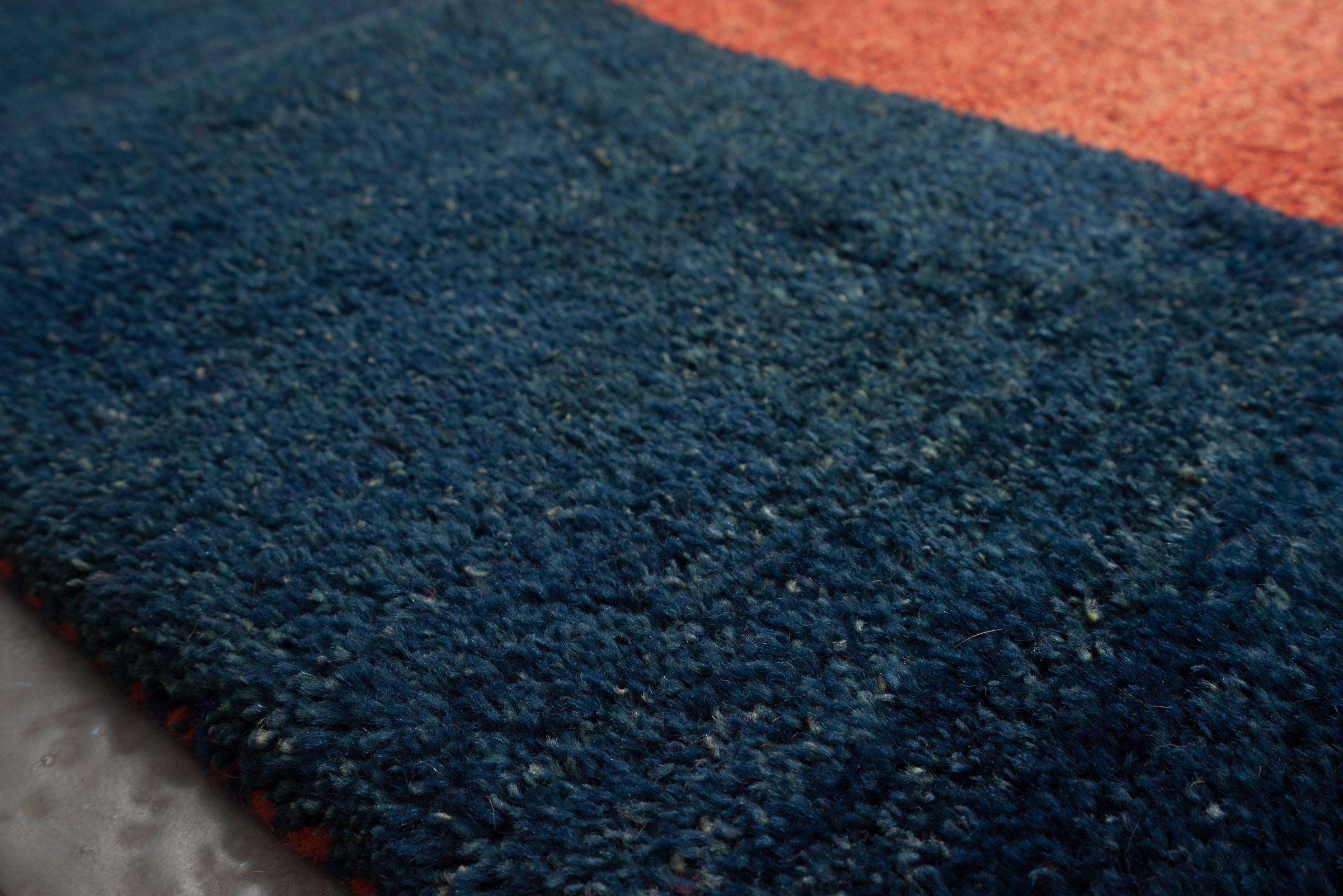 Contemporary Qashqai Ronasi Persian Gabbeh Rug