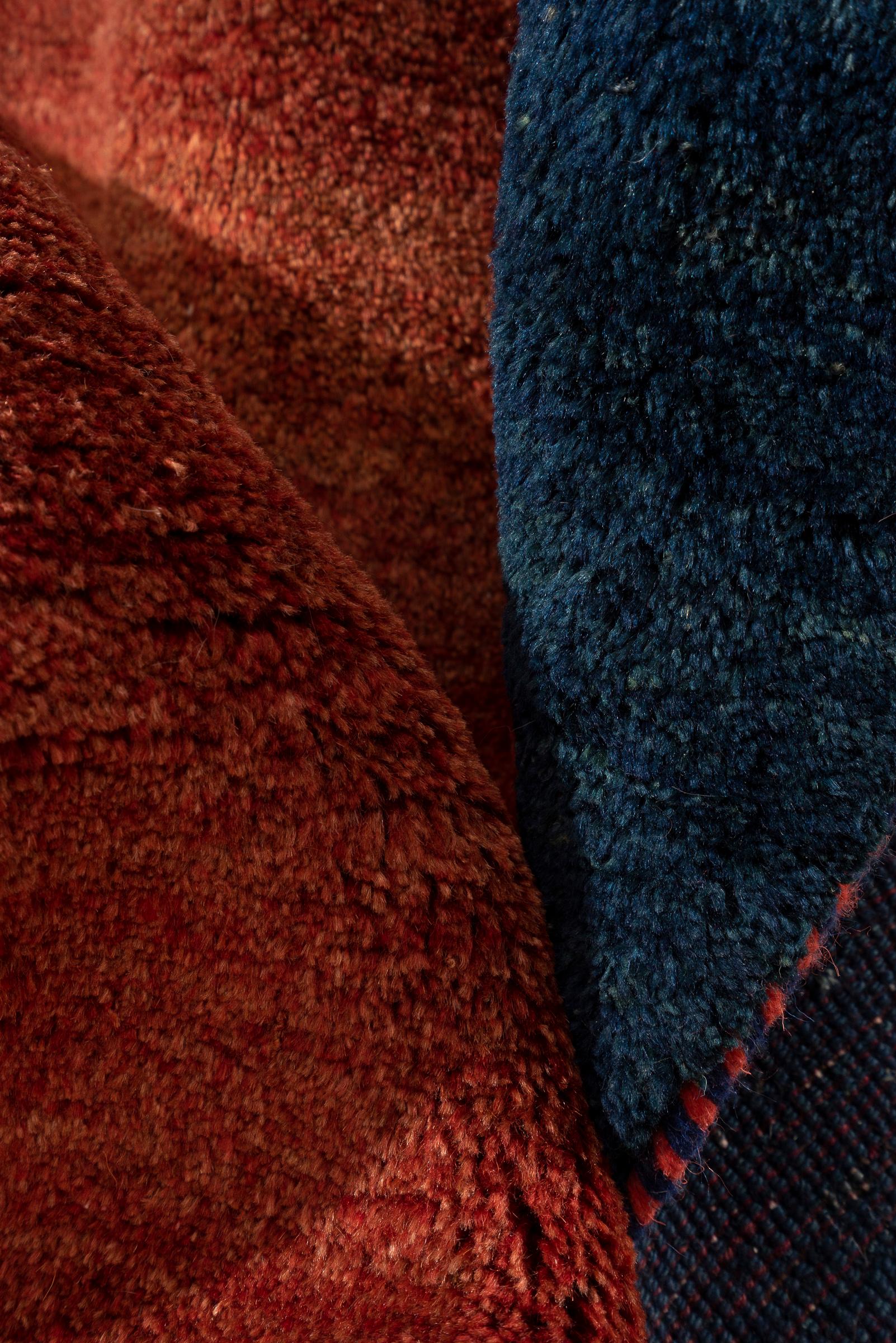 Contemporary Qashqai Ronasi Persian Gabbeh Rug