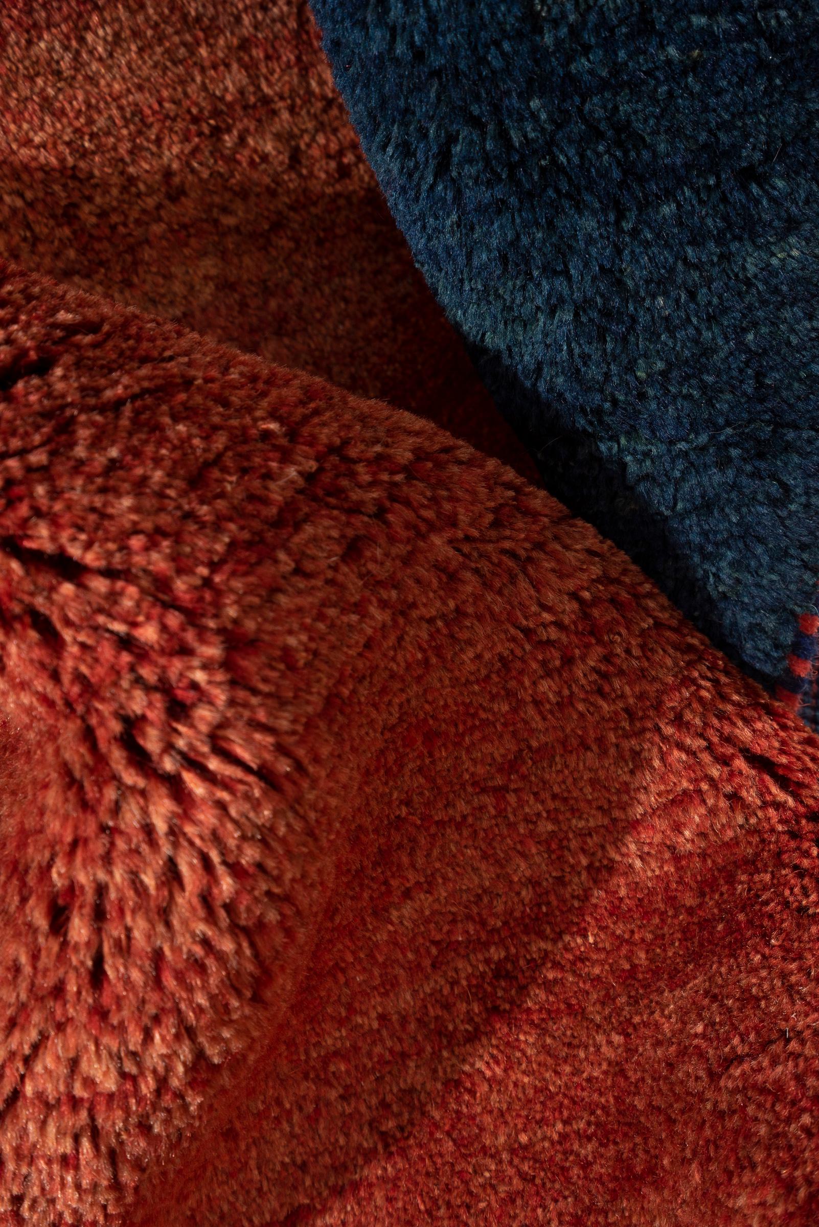 Contemporary Qashqai Ronasi Persian Gabbeh Rug