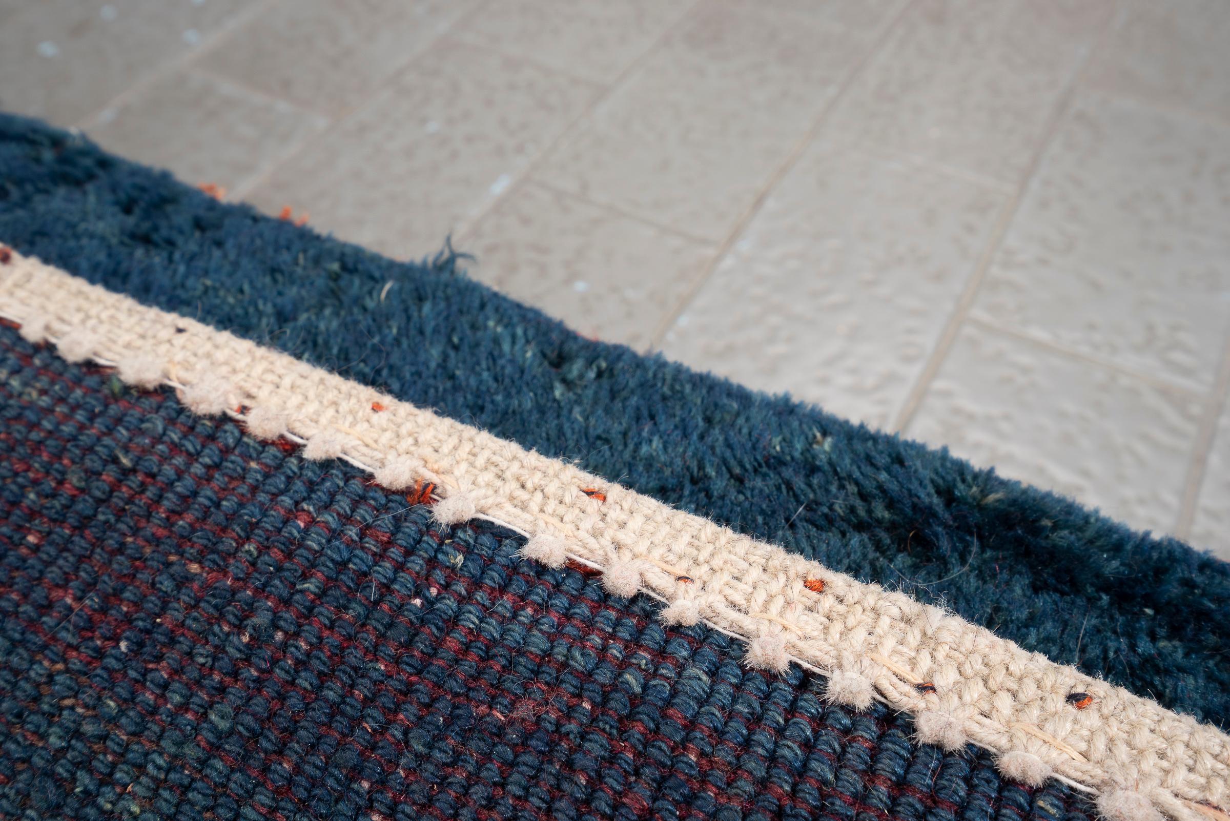 Contemporary Qashqai Ronasi Persian Gabbeh Rug