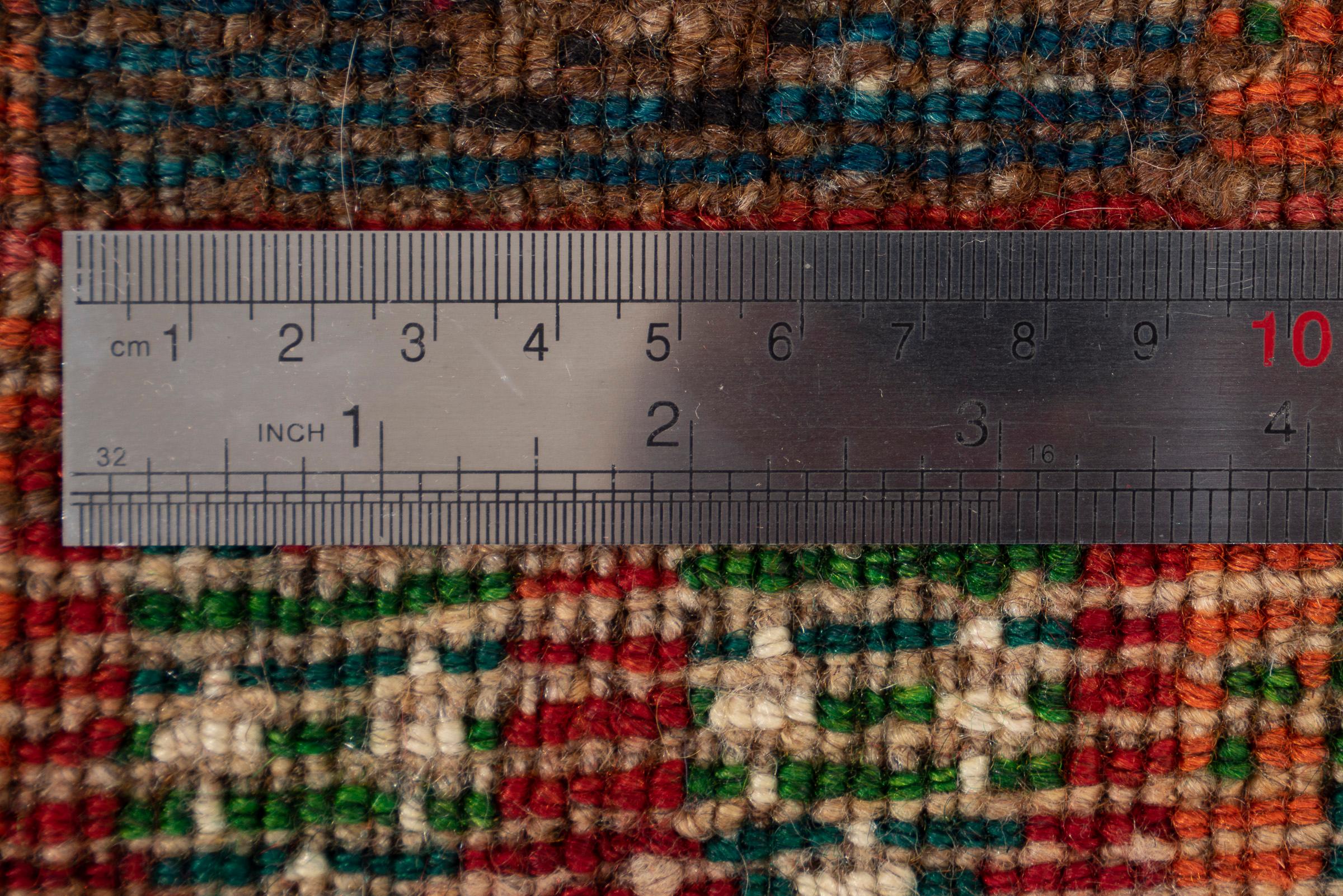 Vintage Qabi Qashqai Persian Gabbeh Rug