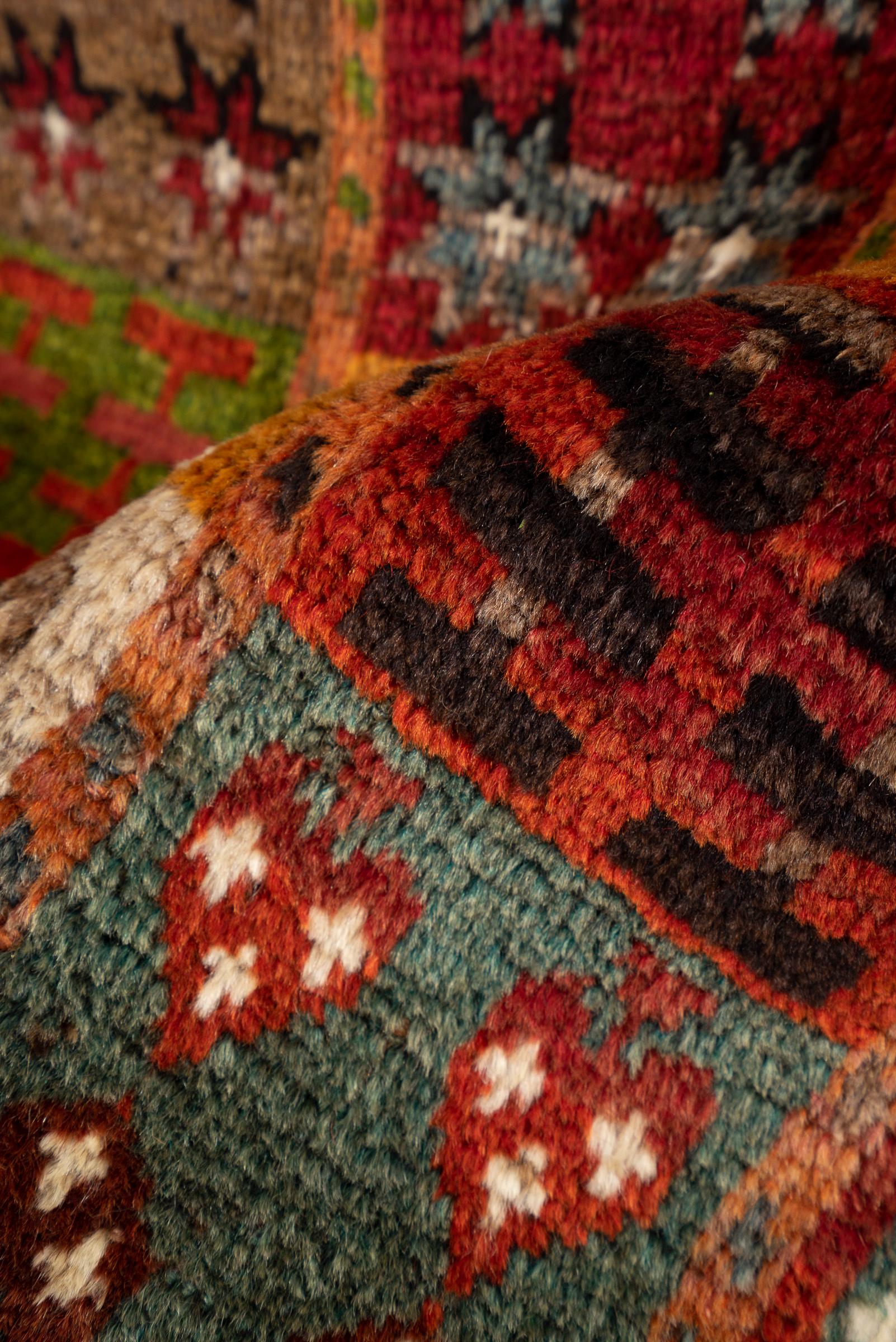 Vintage Qabi Qashqai Persian Gabbeh Rug