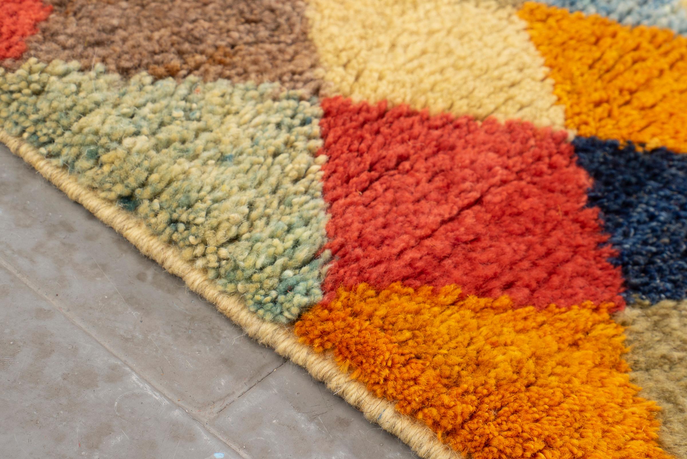 New Weave Shooli Diamond Persian Gabbeh Rug