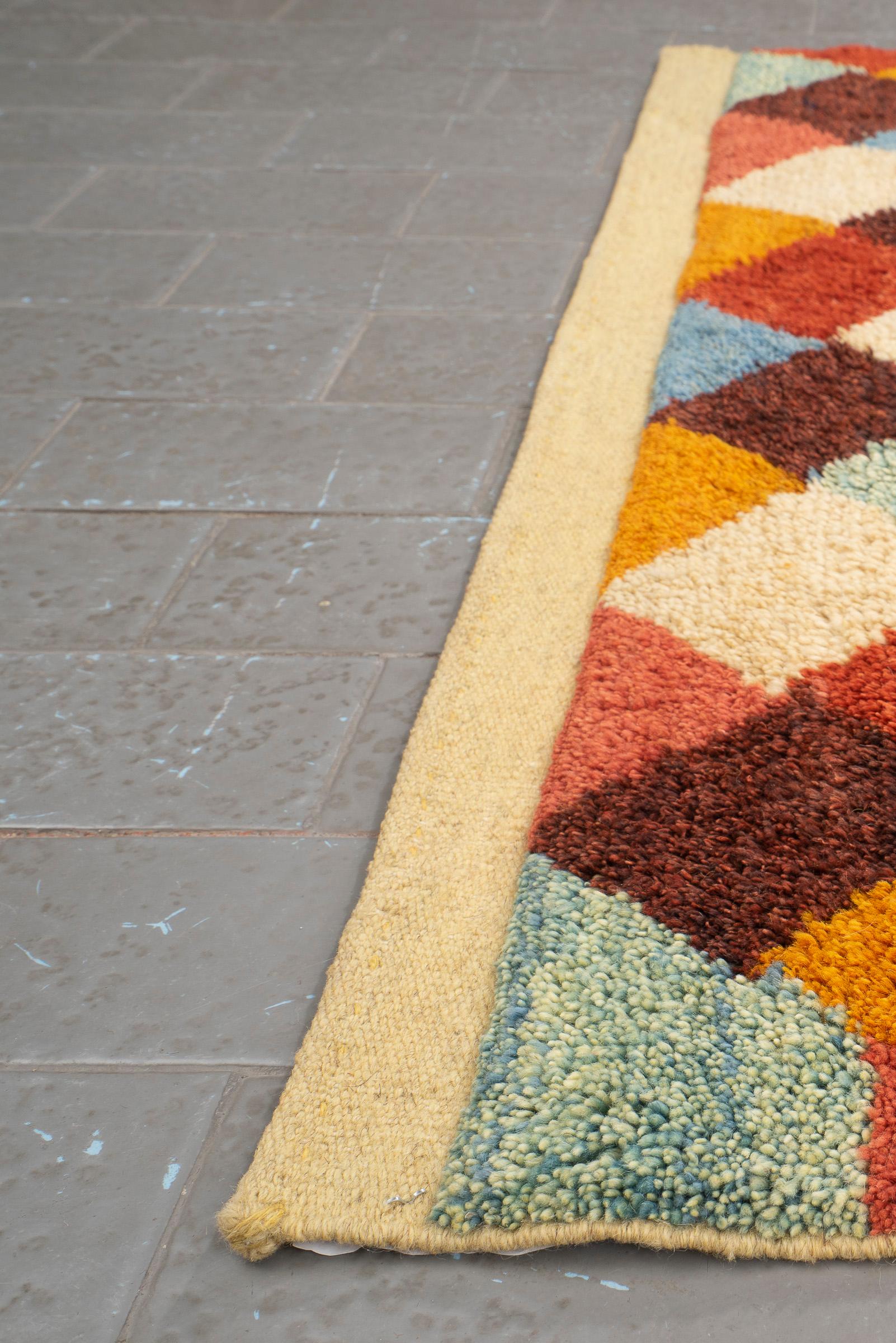 New Weave Shooli Diamond Persian Gabbeh Rug