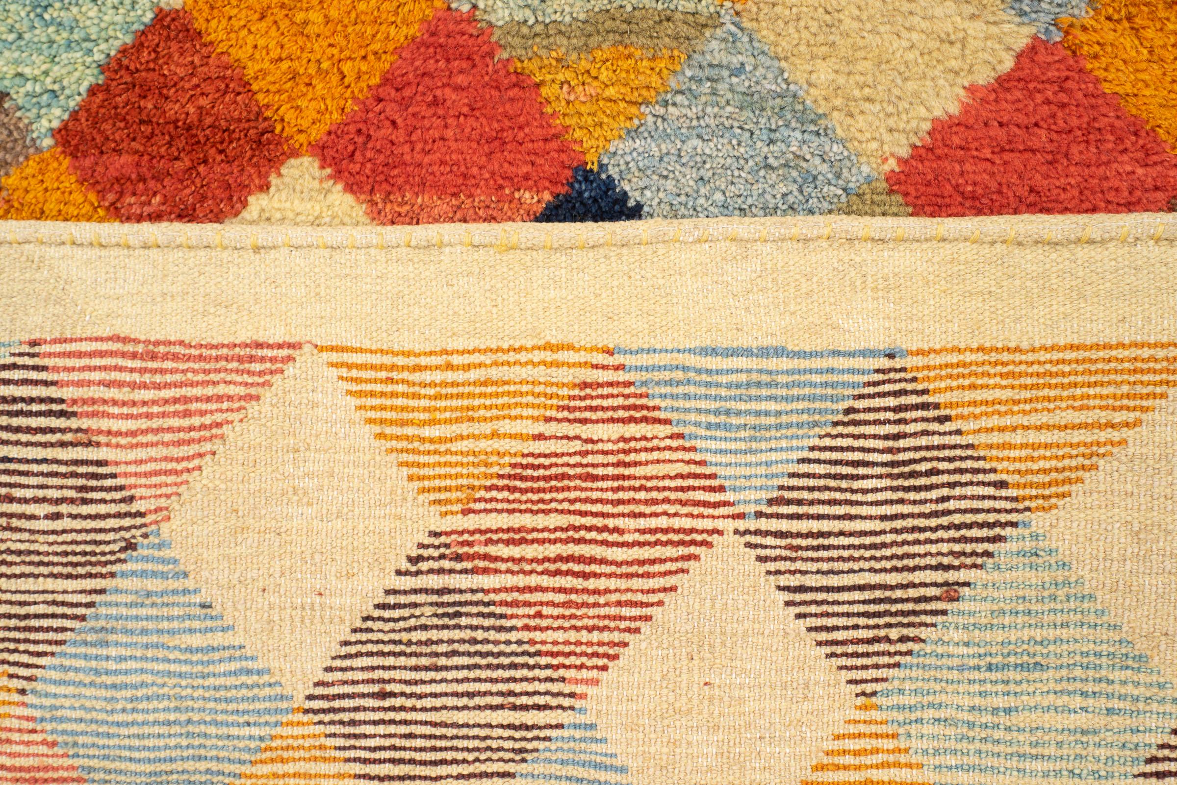 New Weave Shooli Diamond Persian Gabbeh Rug