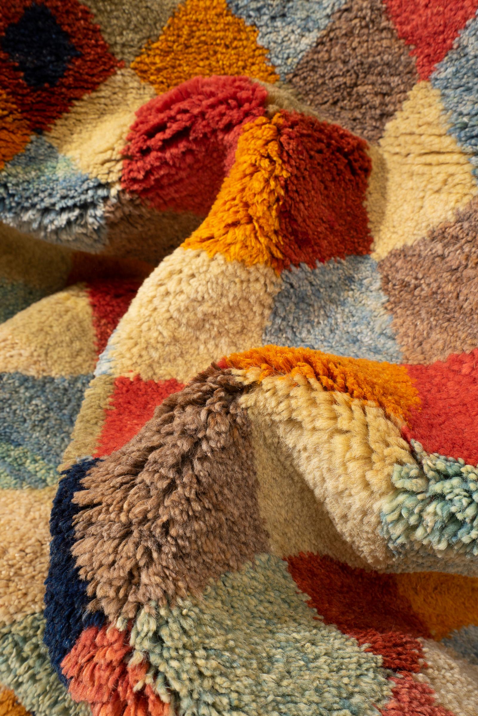 New Weave Shooli Diamond Persian Gabbeh Rug