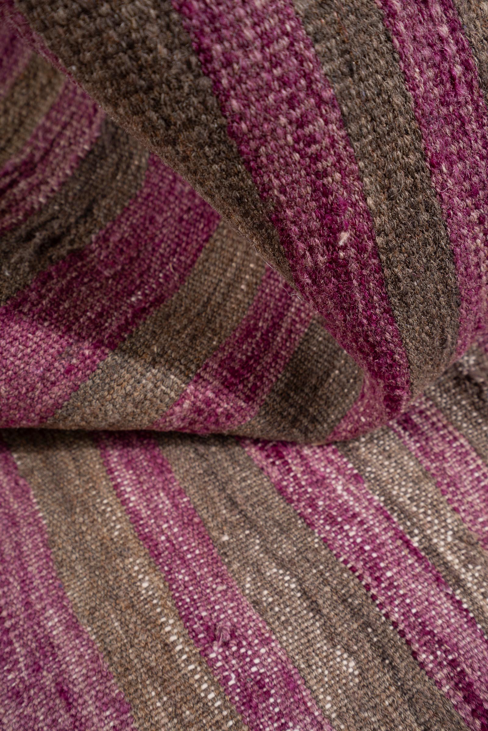 Vintage Azari Stripe Persian Mafrash Kilim
