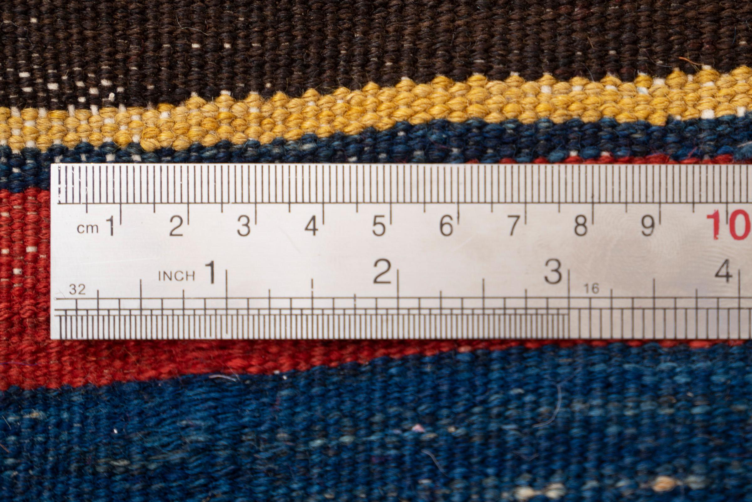 Antique Shahsavan Zarand Persian Kilim Rug, Late 19th Century
