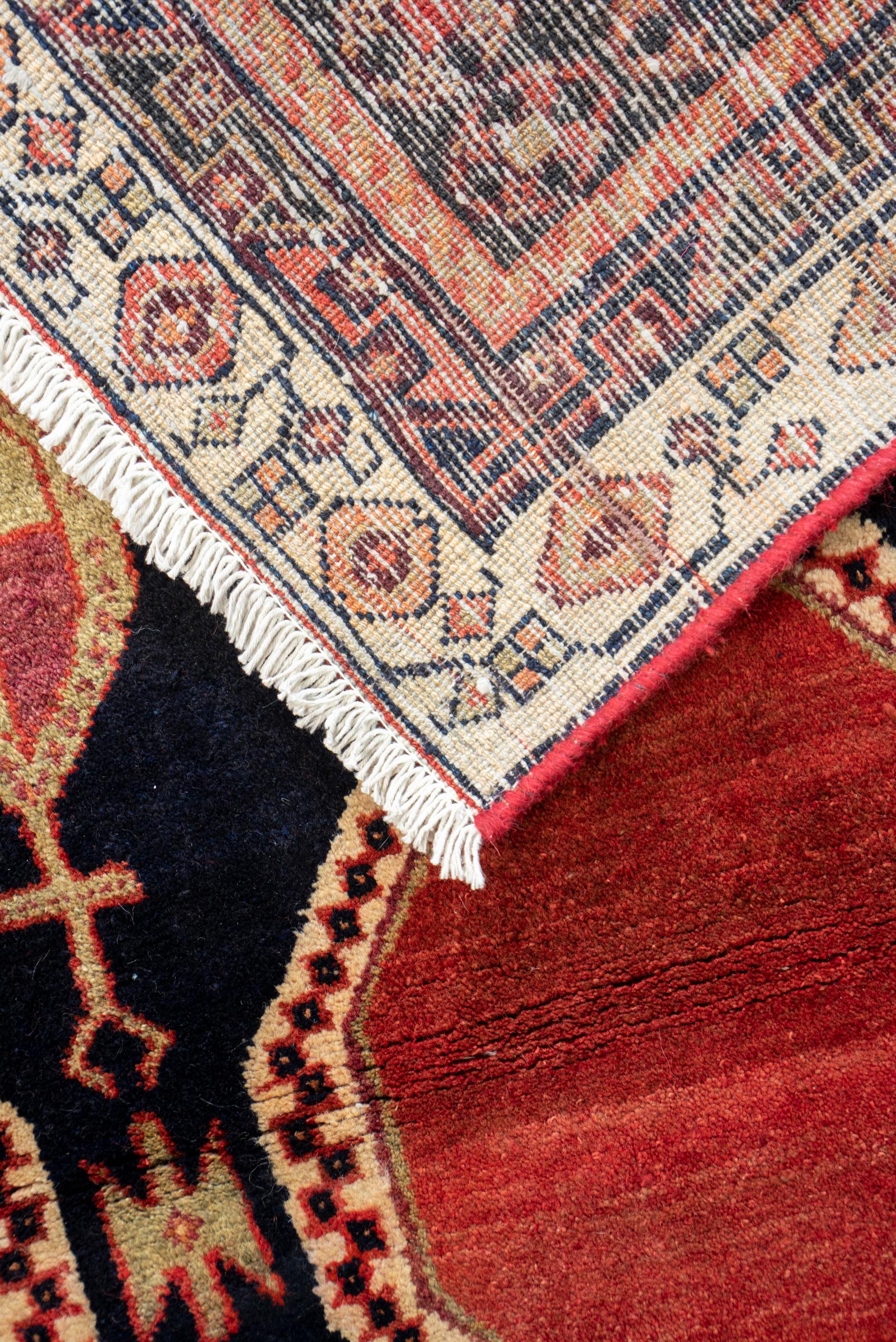 Vintage Dehaj Diamond Lattice Persian Rug, c. 1950s