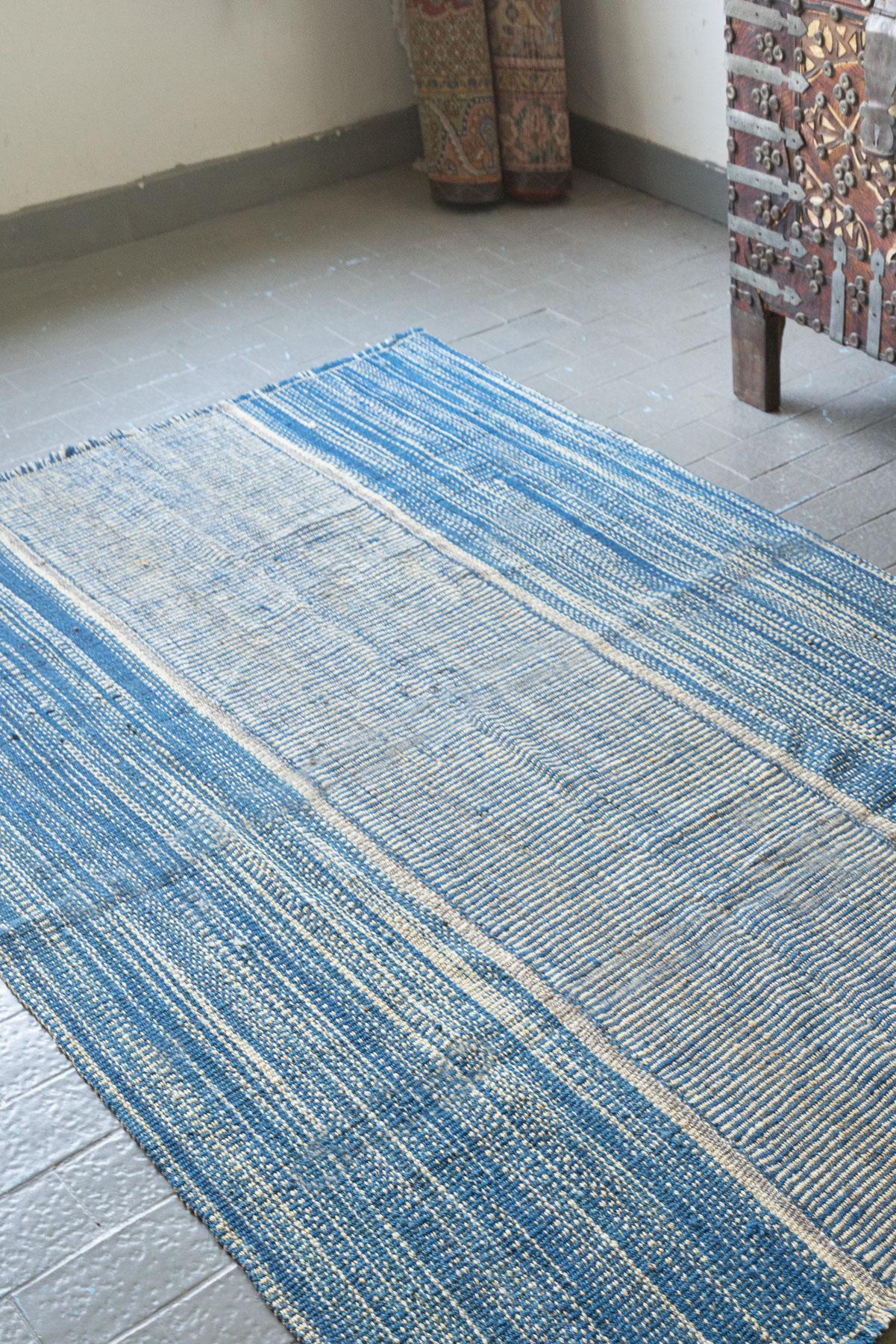 RJ009 Contemporary Mazandaran Minimalist Ikat Design Kilim Edit