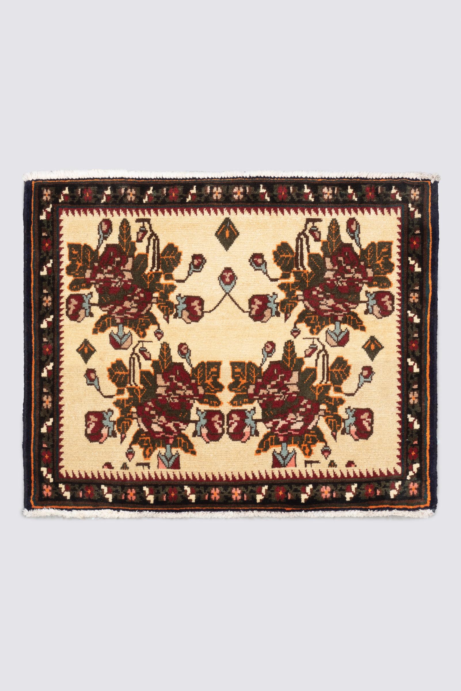 Small Afshar Golfarang Rug