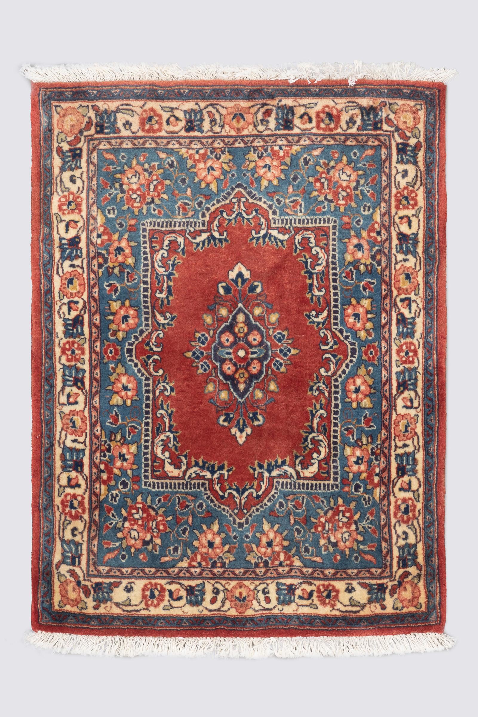 semi-antique Kerman rug