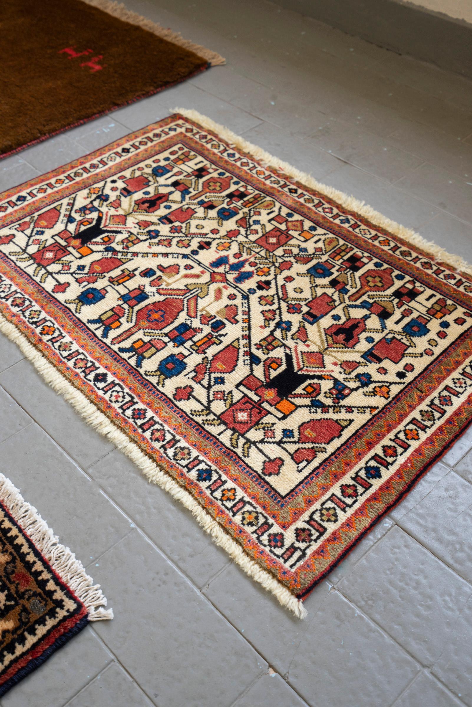 Afshar Vases Persian Rug