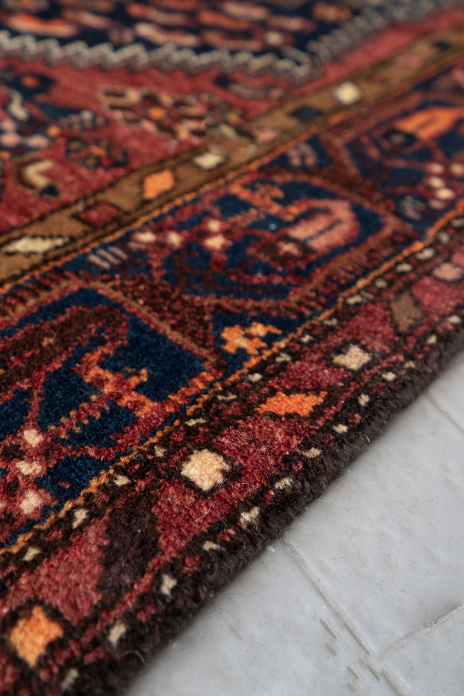 Vintage Tarom Navy Persian Rug