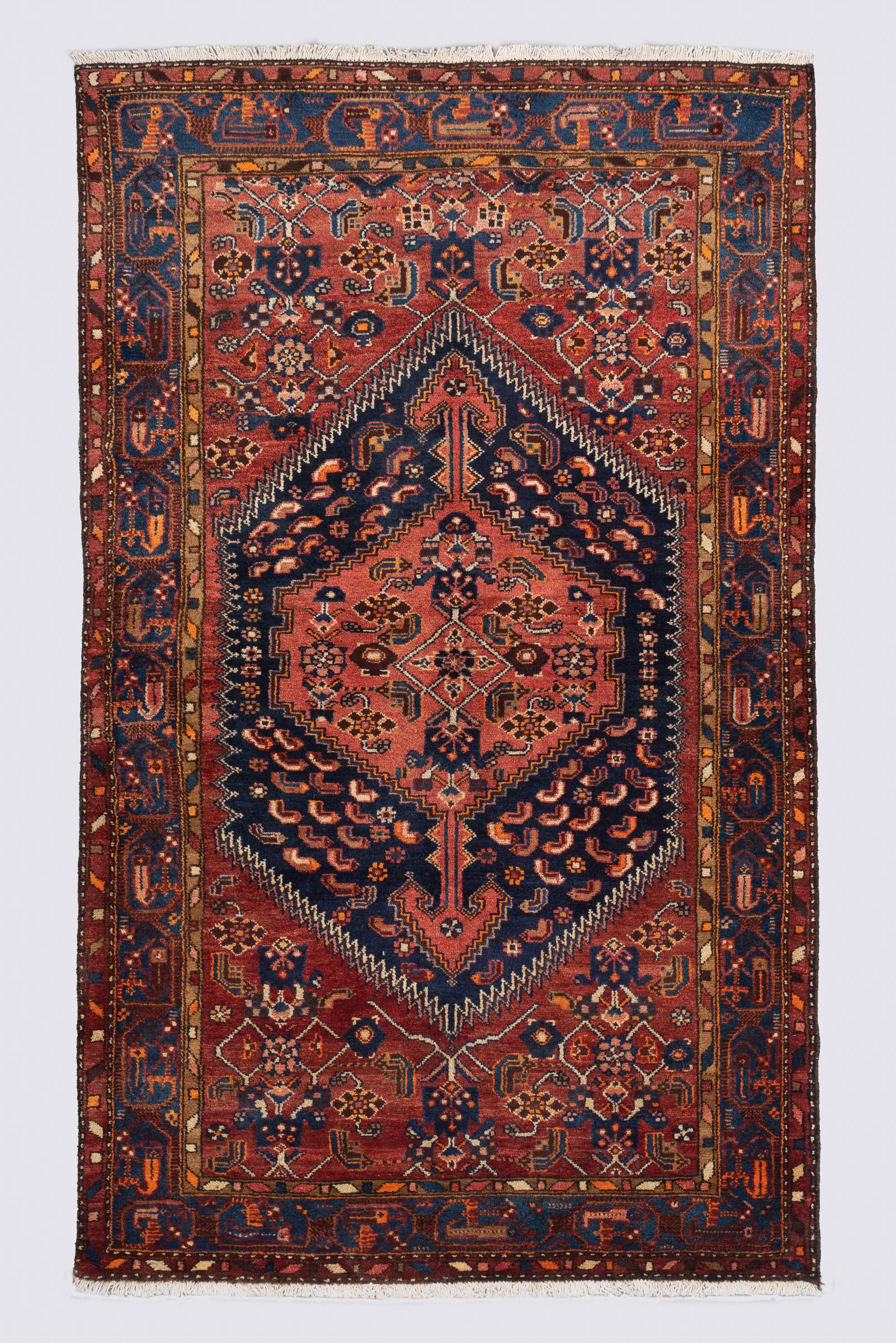 Vintage Tarom Navy Persian Rug