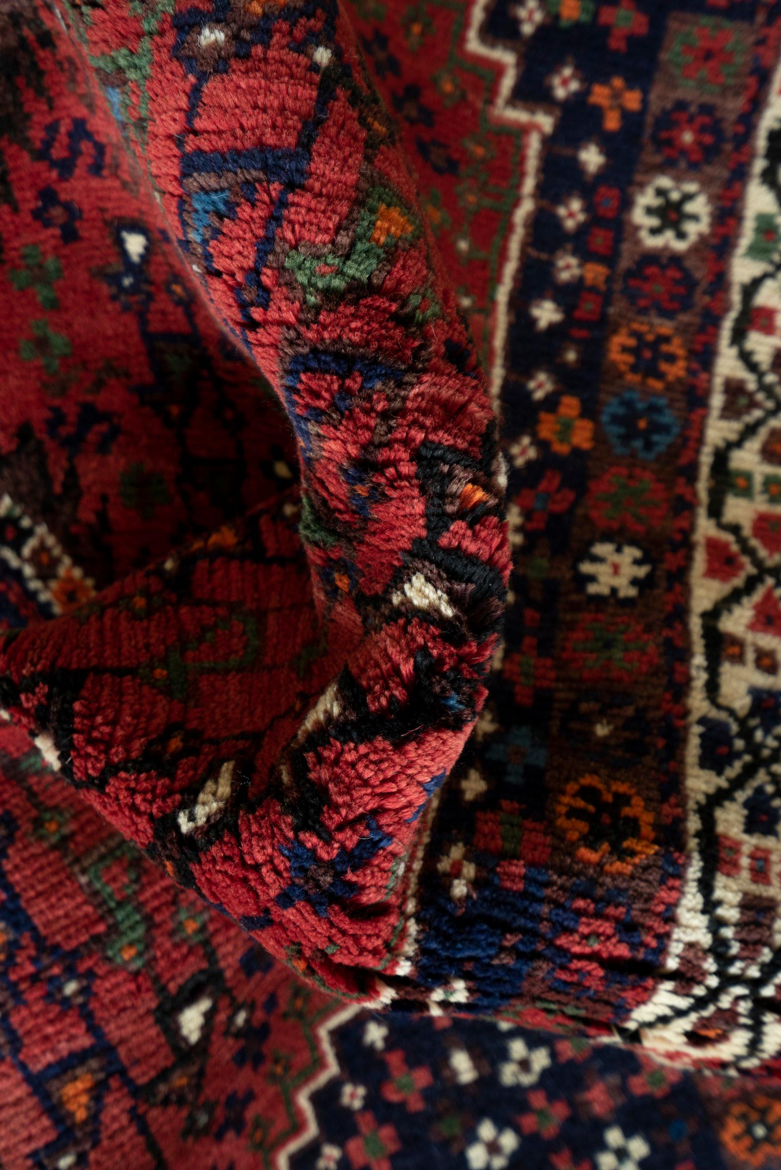 Antique Qashqai Morqi Persian Rug
