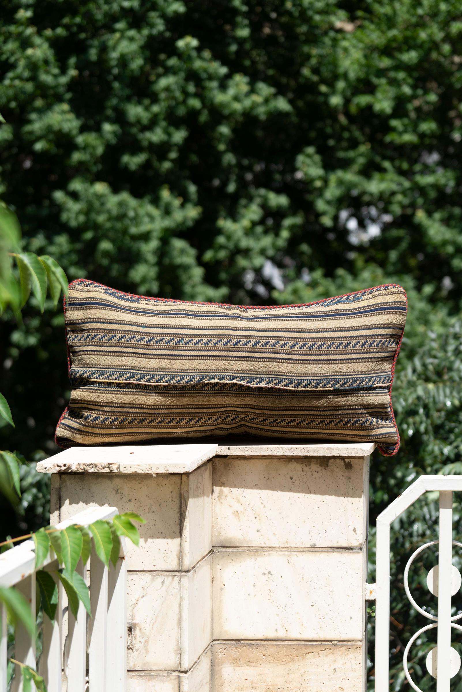 Khoy Kilim Cushion, Made from a Vintage Kilim
