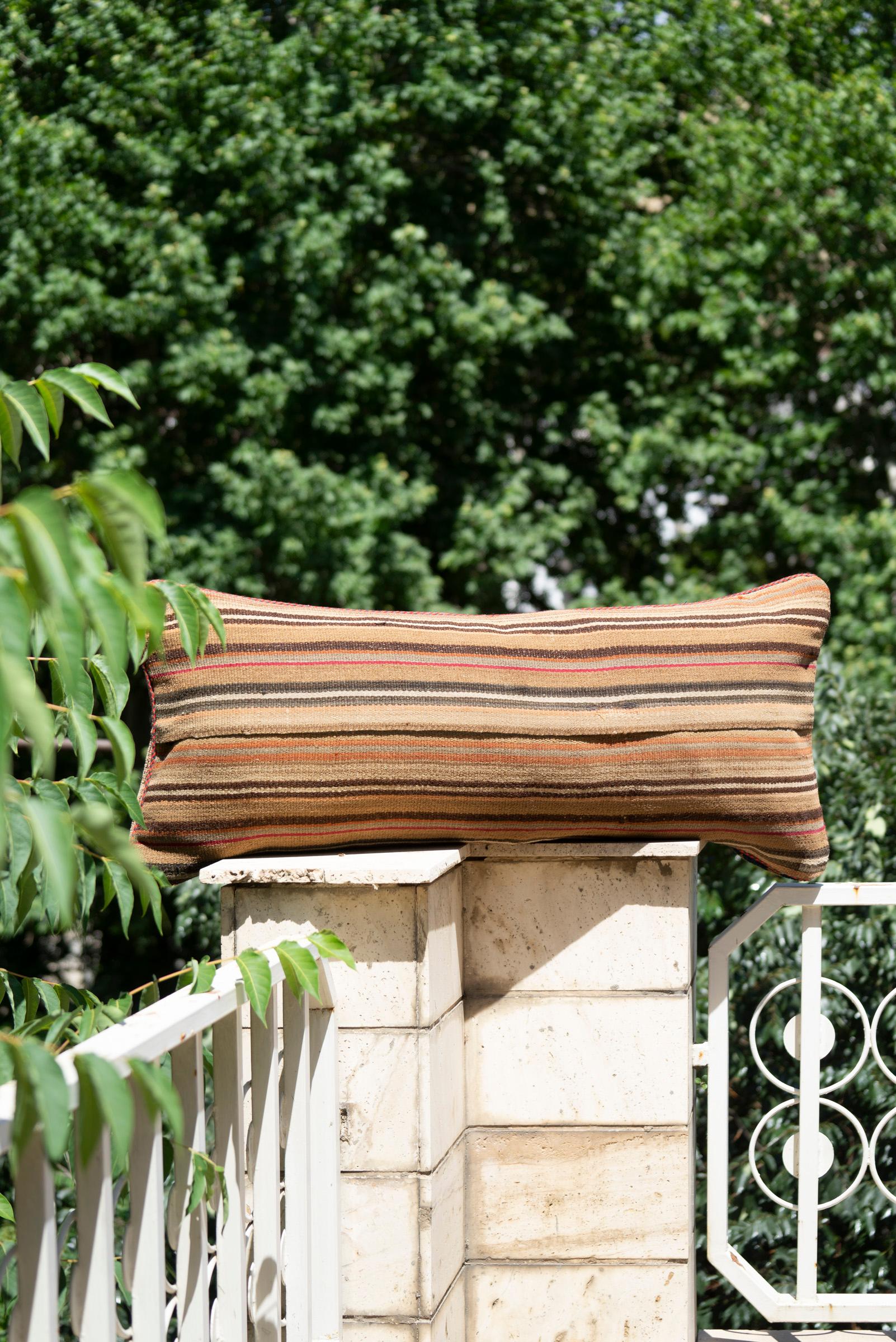 Antique Bakhtiari Carpet Cushion