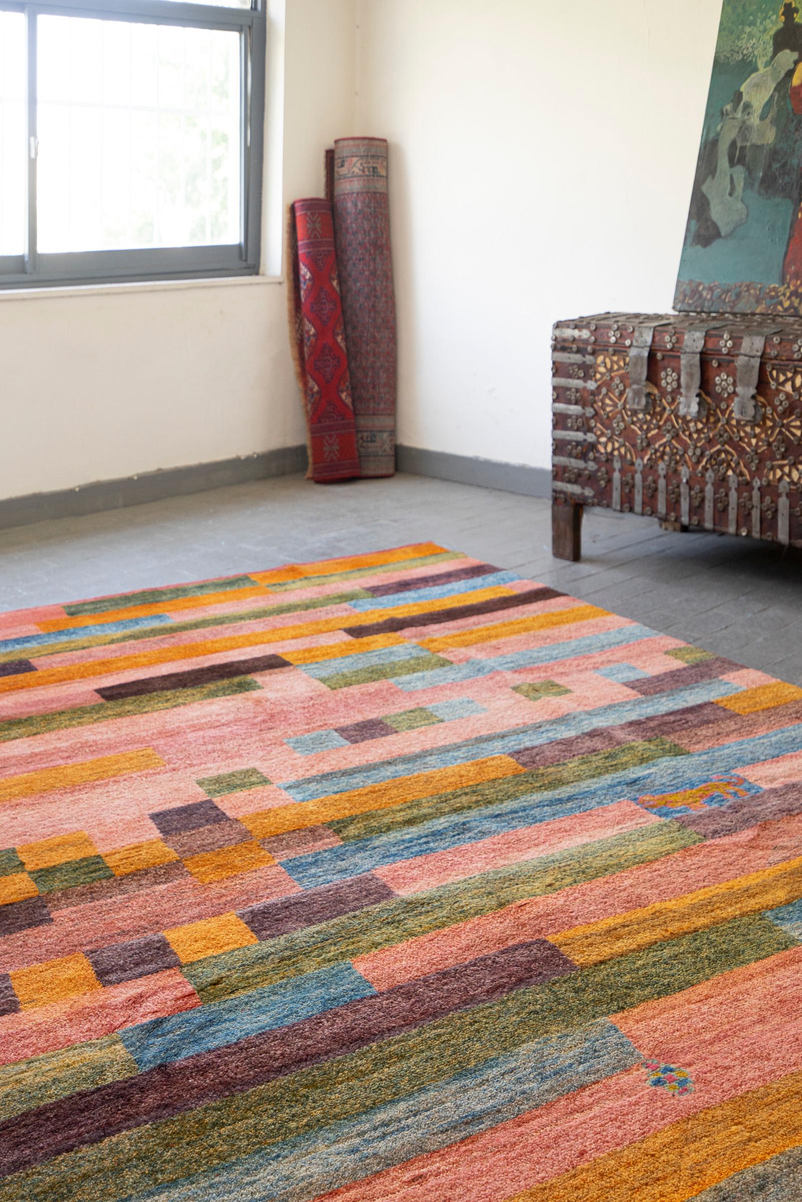 New Weave Lori Shooli Kheshti Qalat Persian Gabbeh Rug