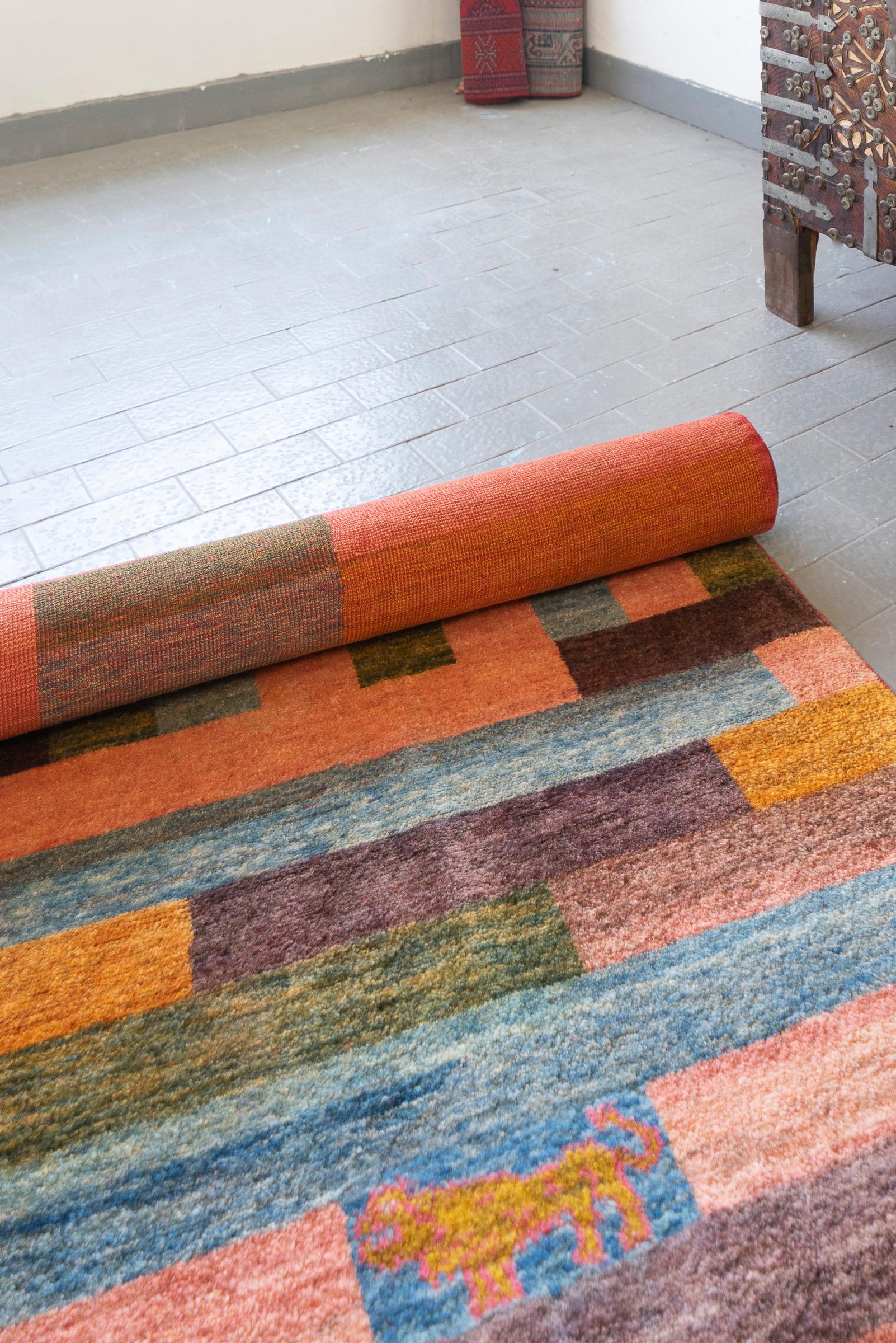 New Weave Lori Shooli Kheshti Qalat Persian Gabbeh Rug