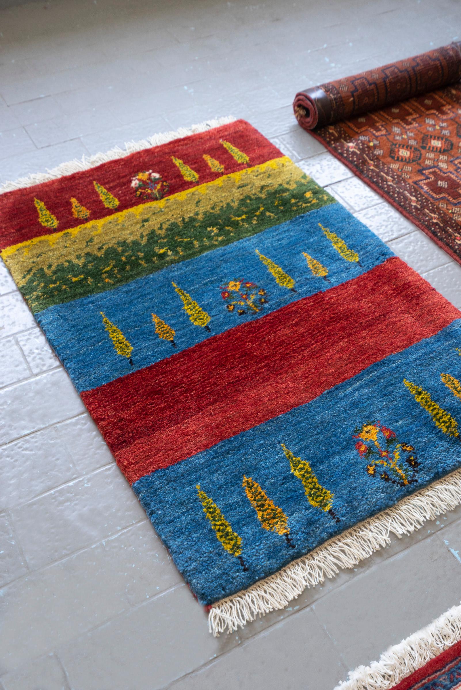 New Weave Qashqai Fields Persian Gabbeh Rug