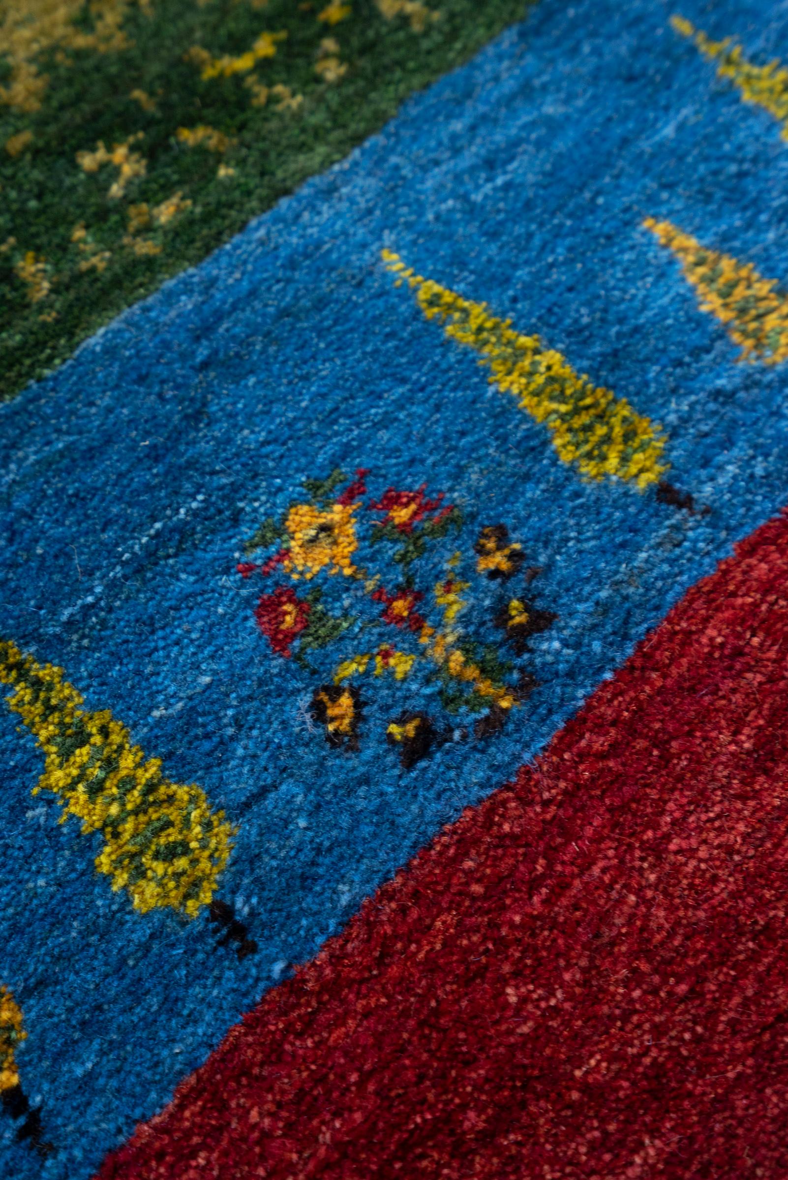 New Weave Qashqai Fields Persian Gabbeh Rug