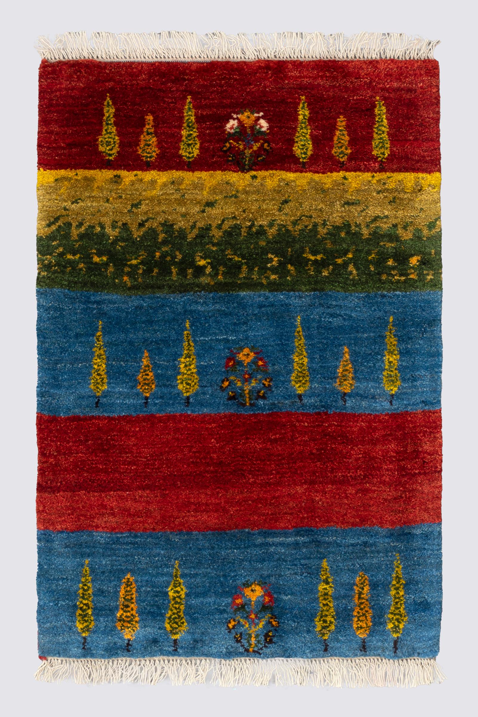 New Weave Qashqai Fields Persian Gabbeh Rug