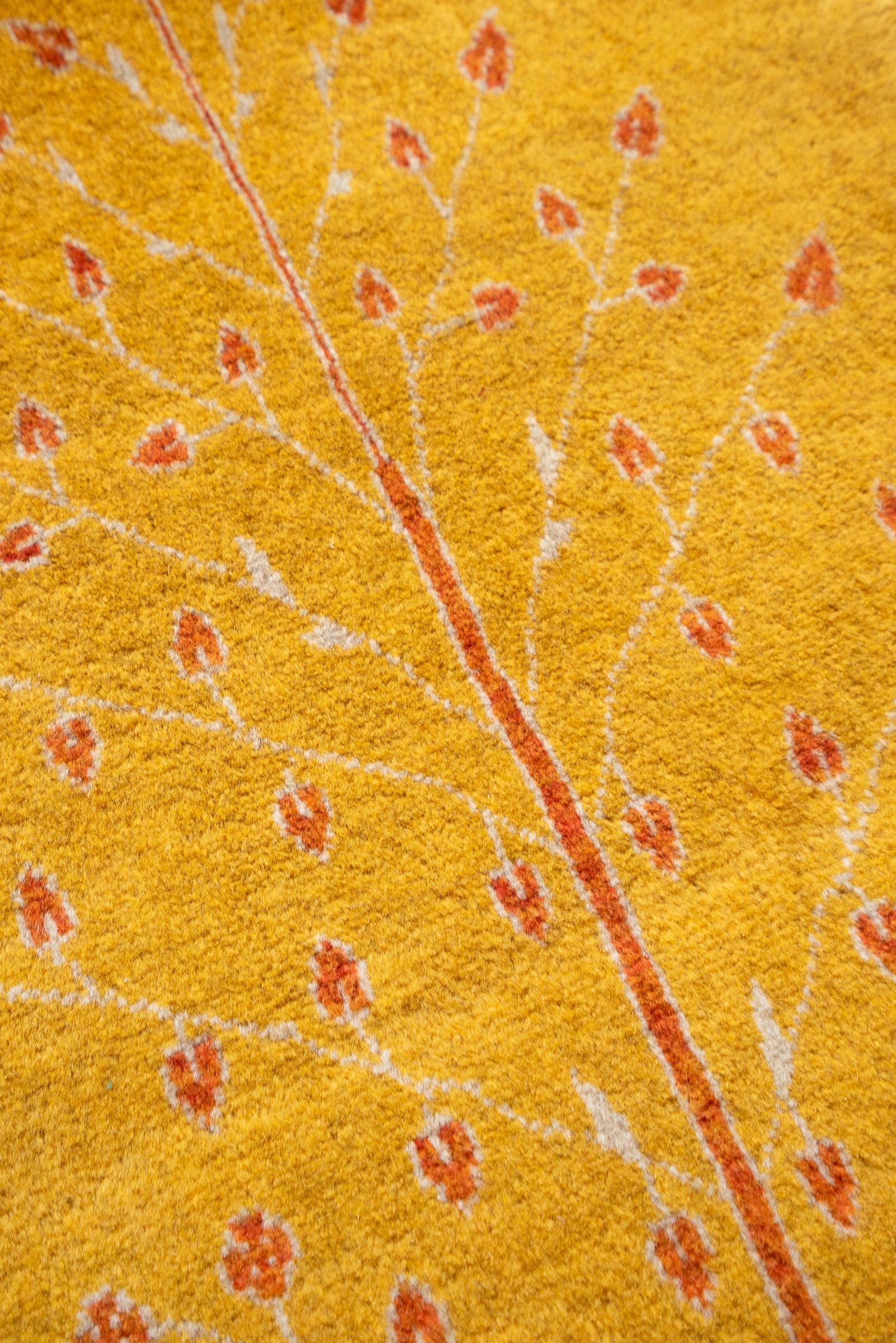 New Weave Qashqai Tree Yellow Persian Gabbeh