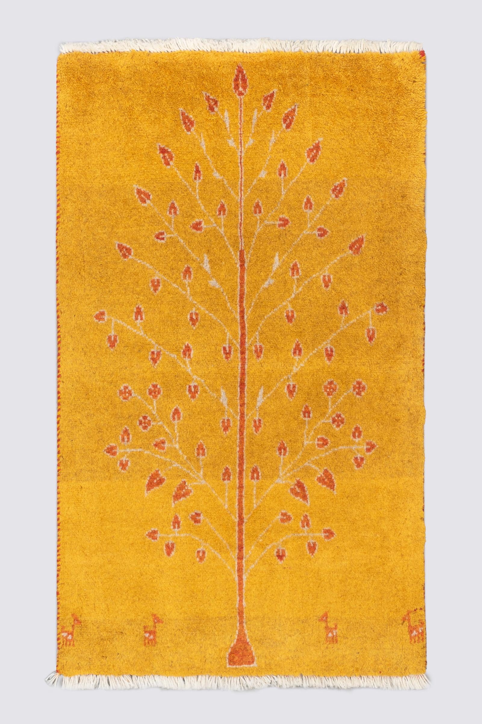 Qashqai yellow Persian Gabbeh