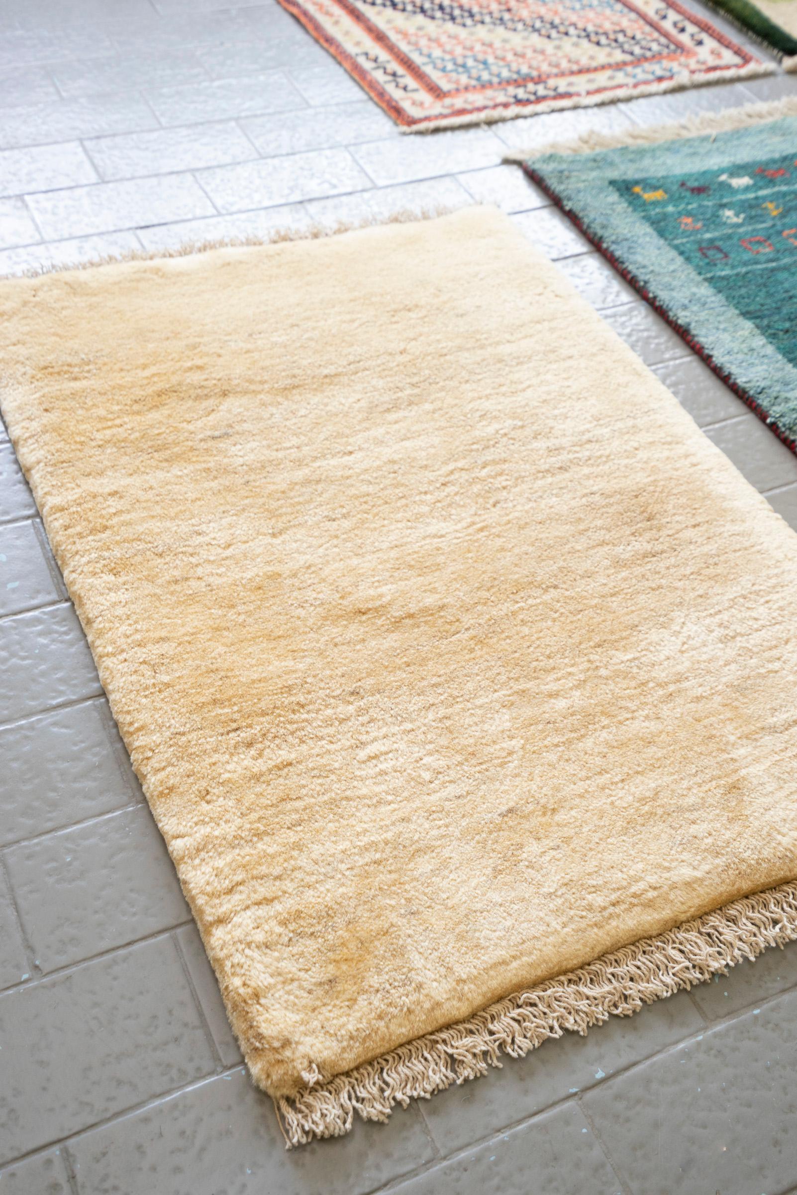 New Weave Qashqai Plain Self Dye Persian Gabbeh Rug