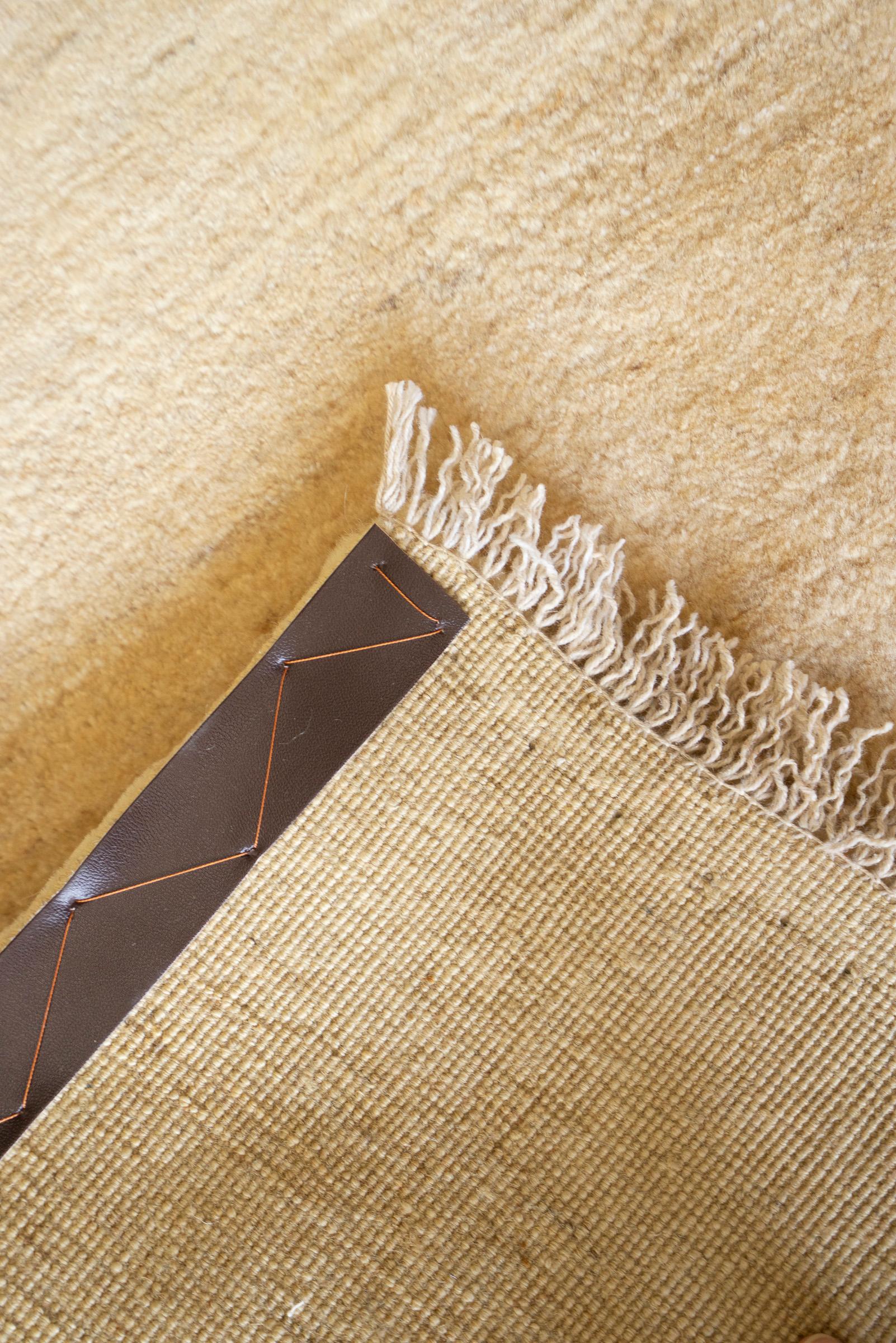 New Weave Qashqai Plain Self Dye Persian Gabbeh Rug