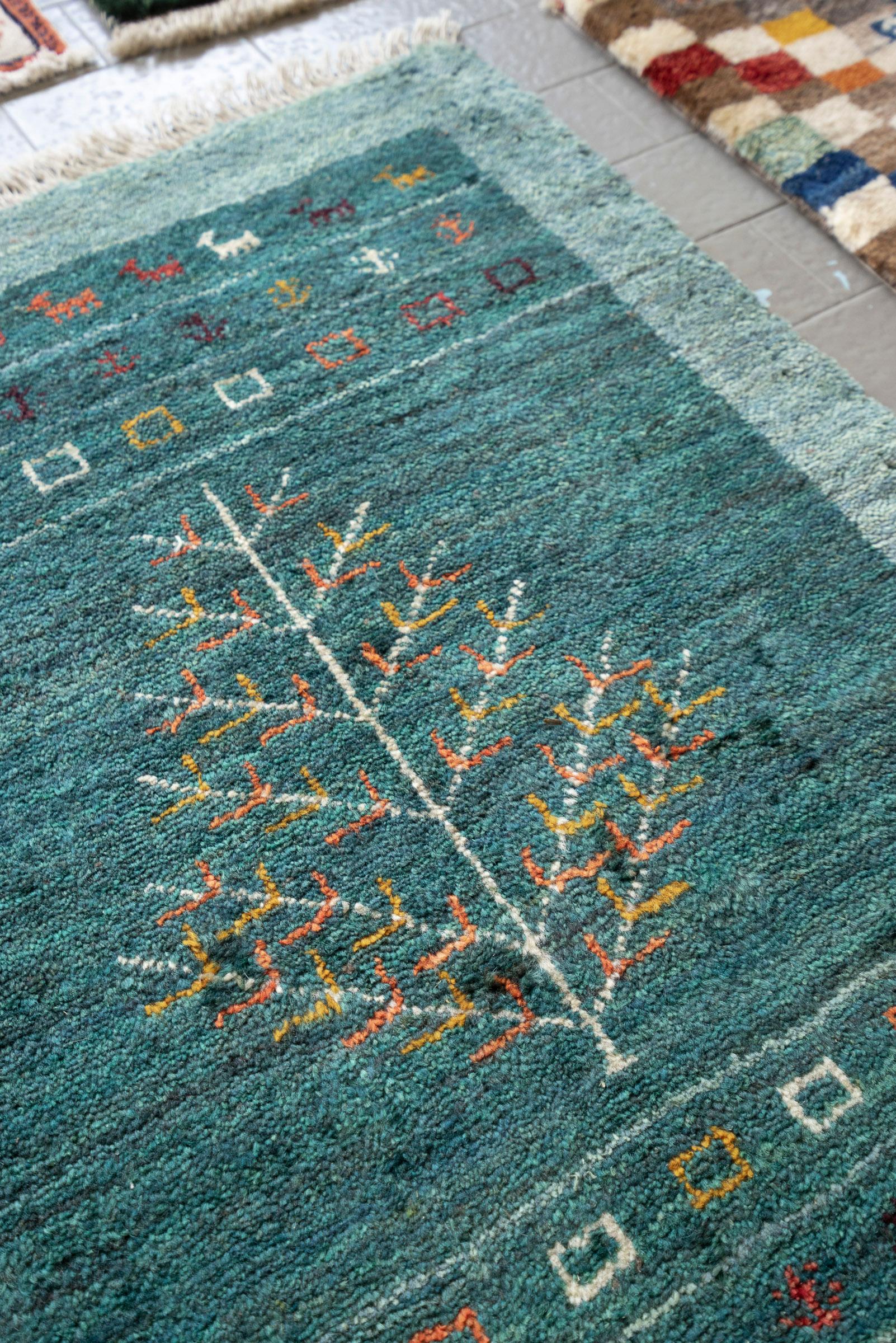 New Weave Qashqai Tree Persian Gabbeh Rug