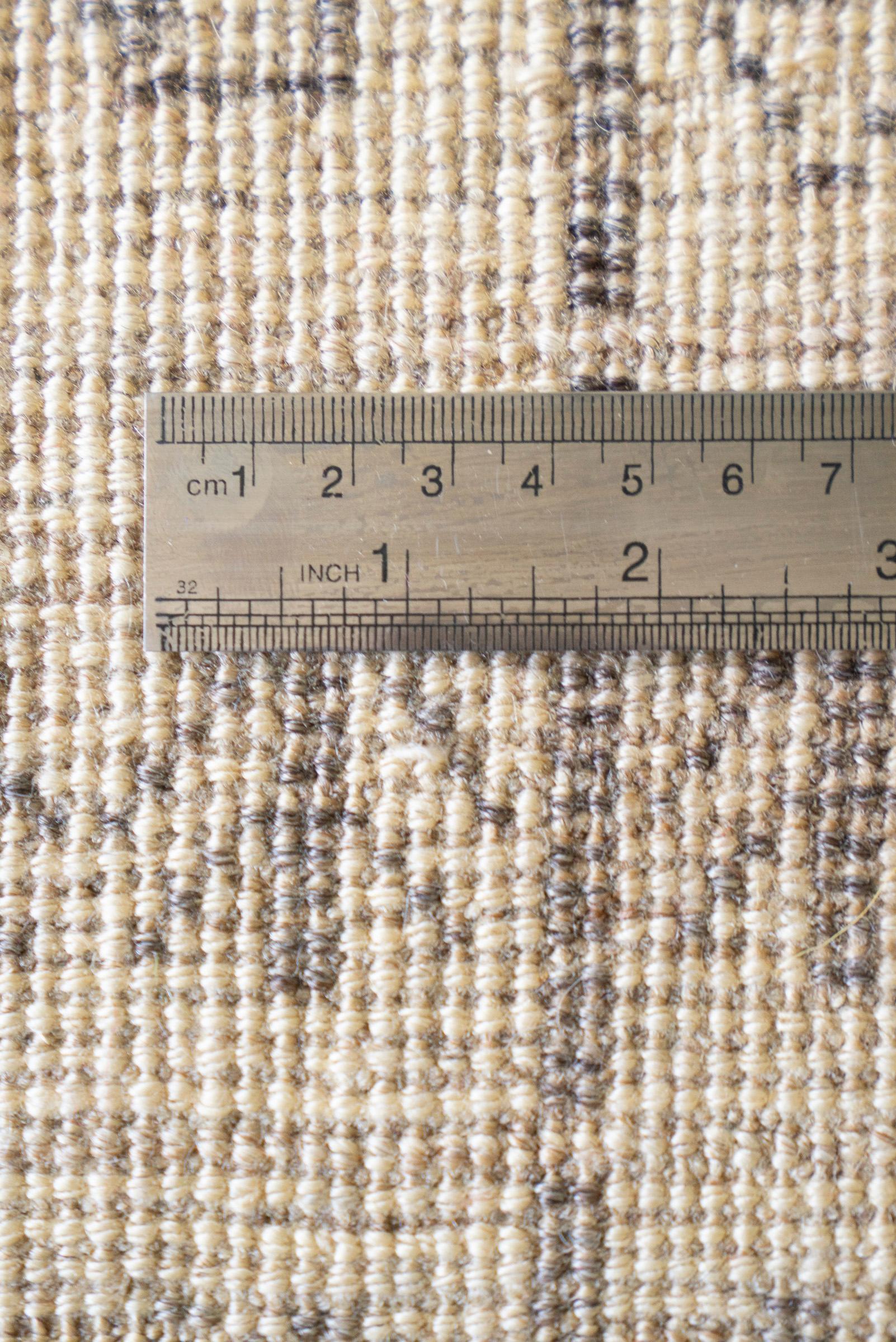 Vintage Qashqai self dye Fields Persian Gabbeh Runner