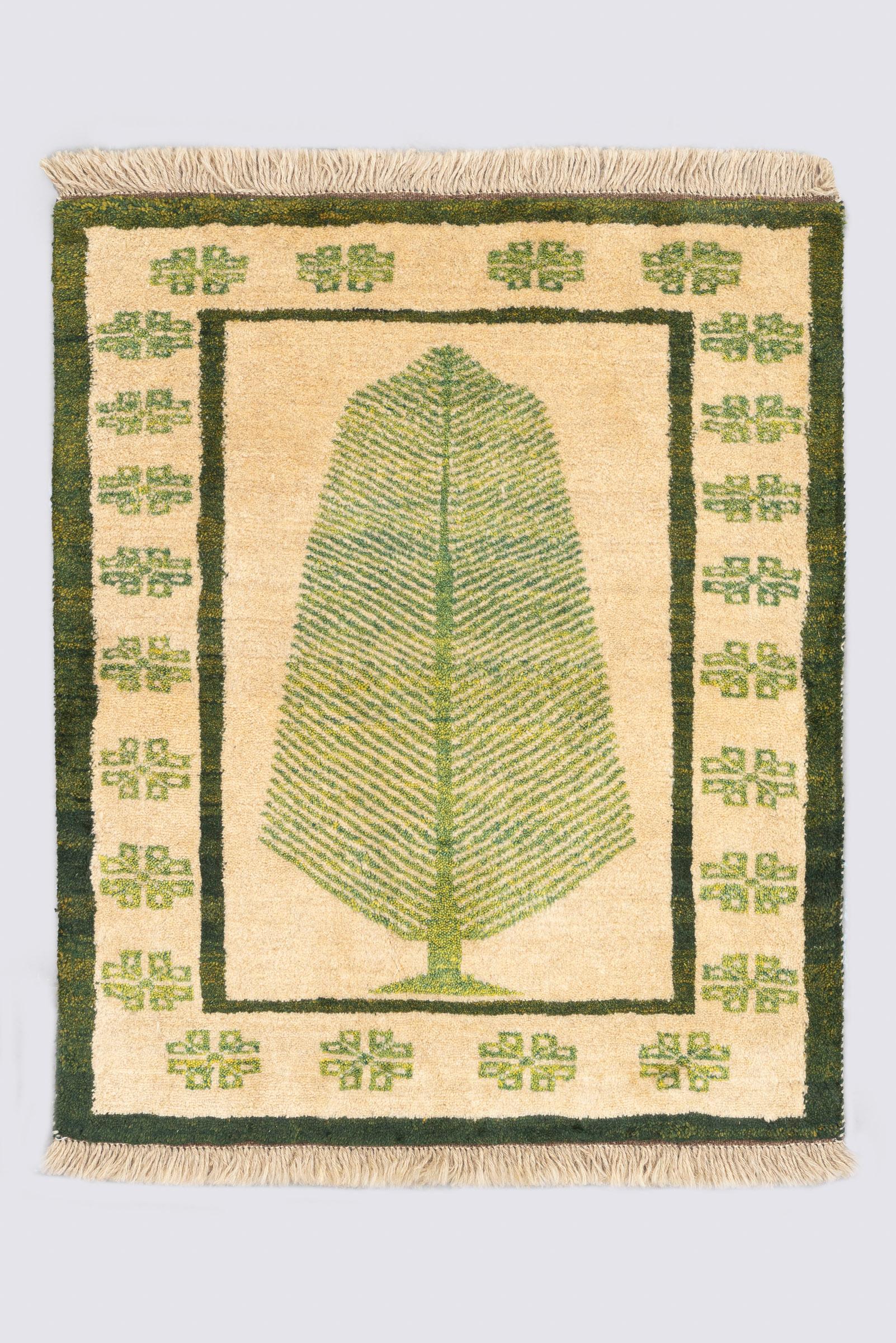 Qashqai cypress Persian Gabbeh 104×86 cm