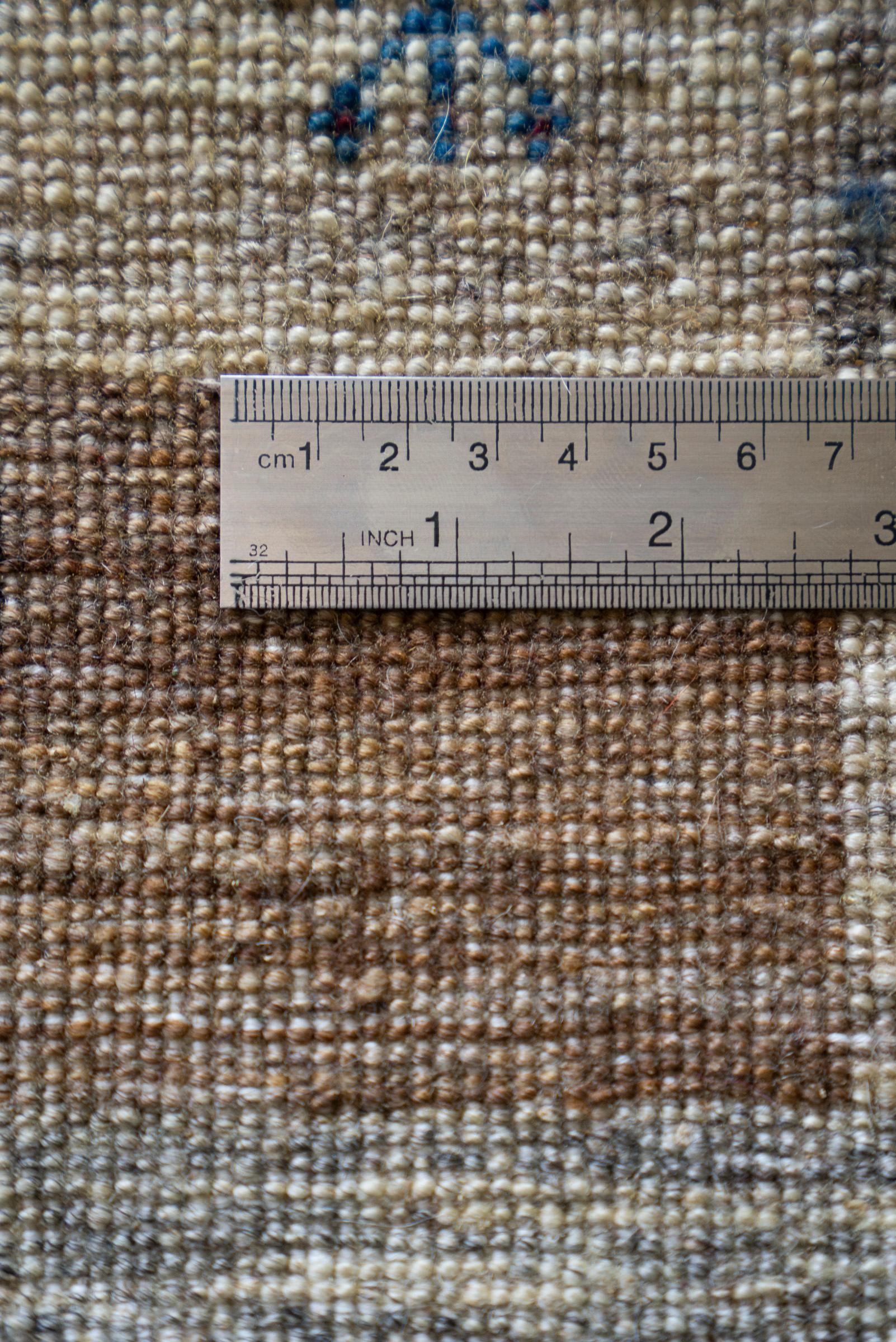 Contemporary Qashqai Checkered Persian Gabbeh Rug