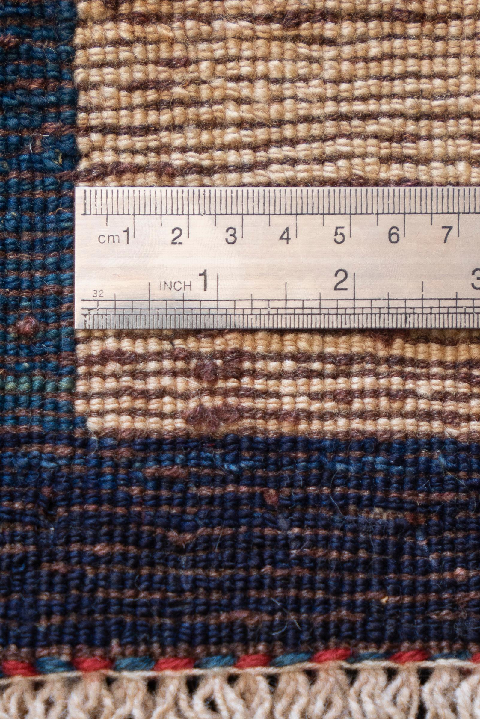 Super Fine Kashkouli Checkered Persian Gabbeh Rug