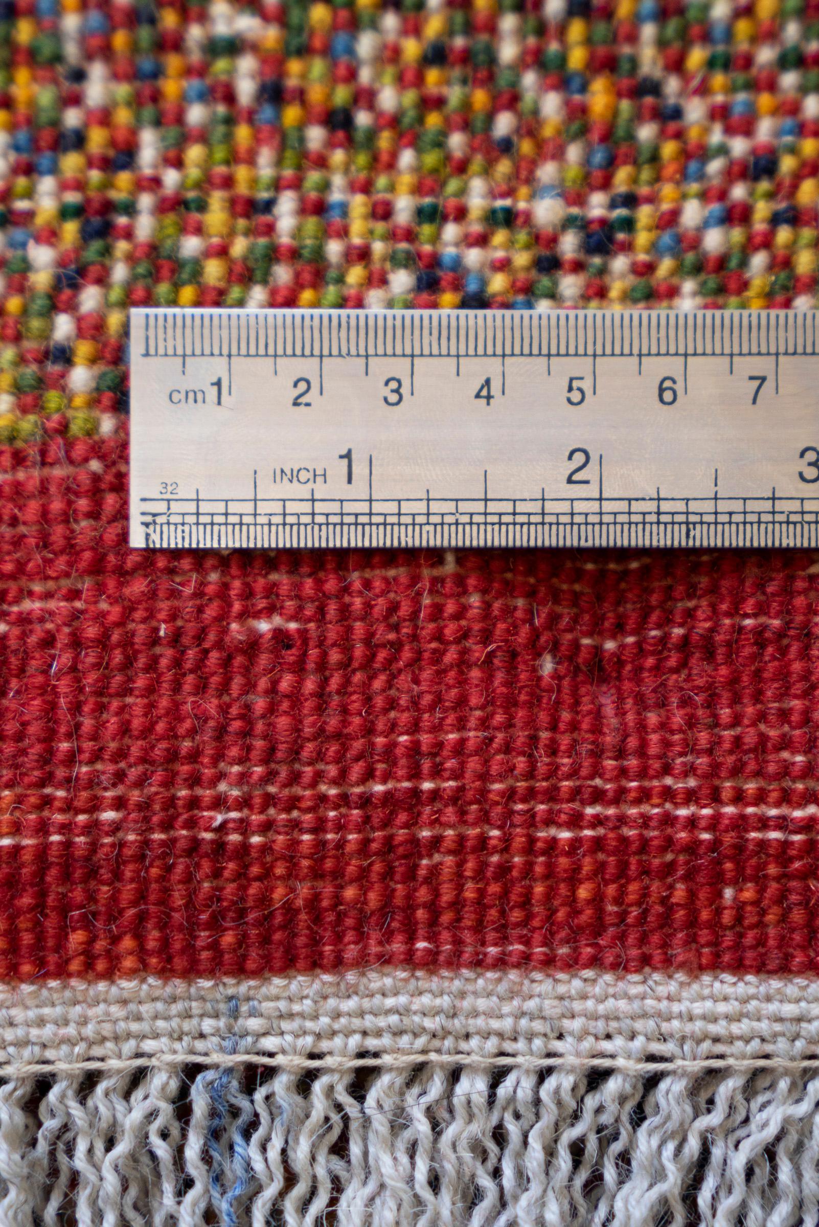 New Weave Fine Qashqai Micro Checkered Persian Gabbeh