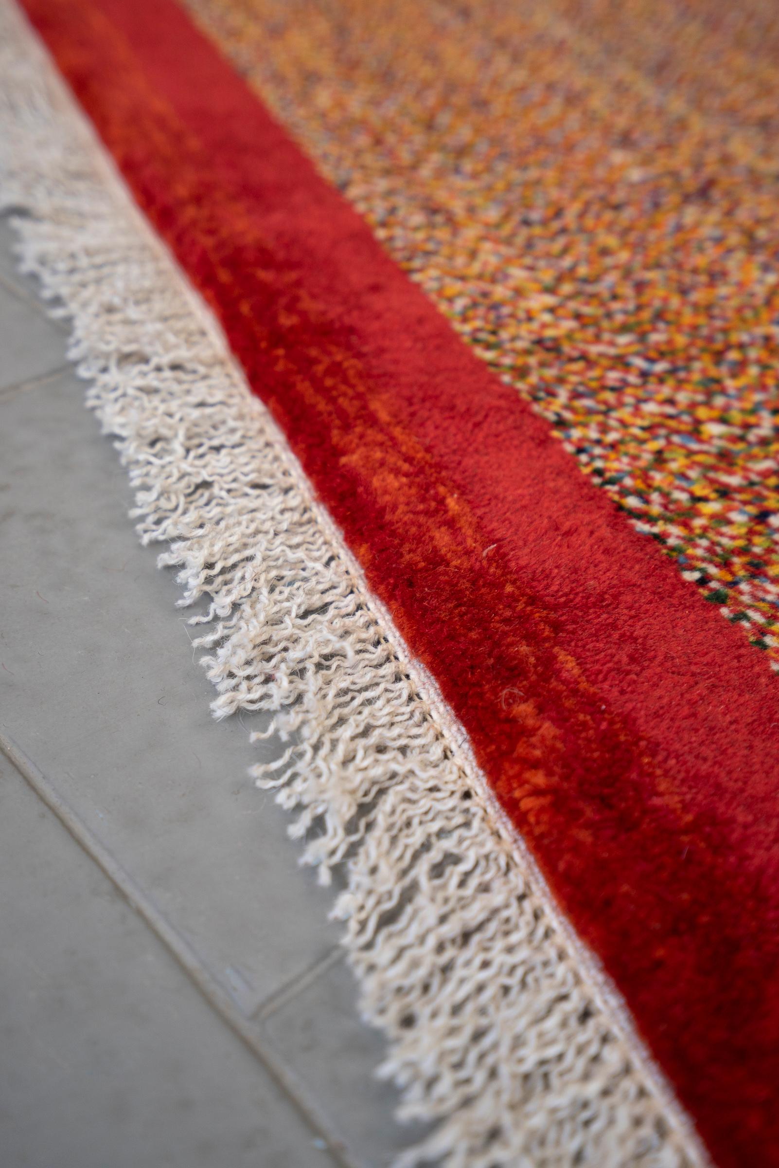 New Weave Fine Qashqai Micro Checkered Persian Gabbeh