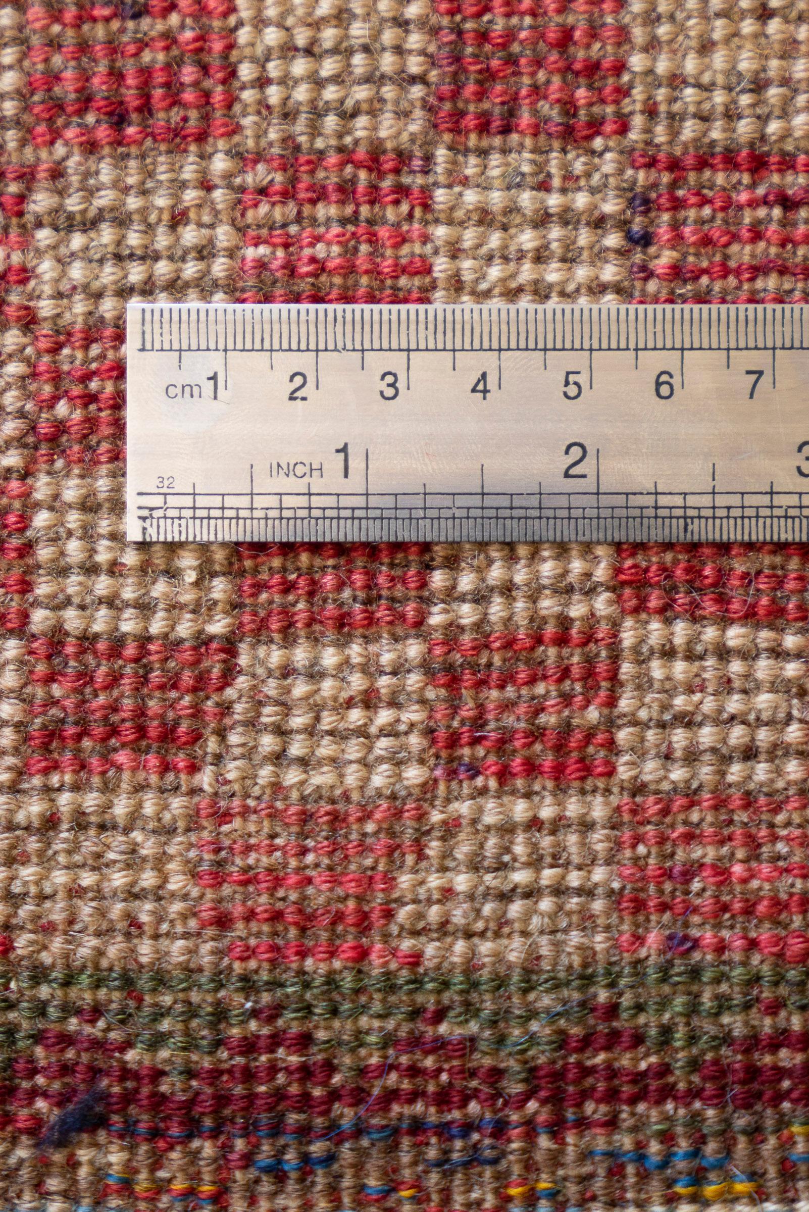 Checkered Qashqai Persian Gabbeh Rug
